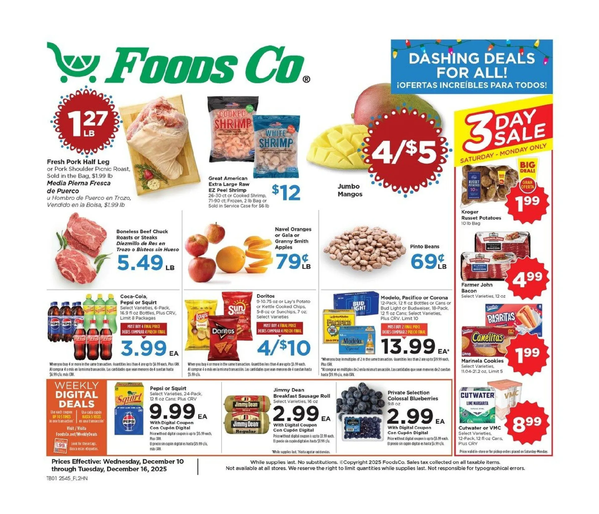 Weekly ad Foods Co. Sales from December 10 to December 16 2025 - Page