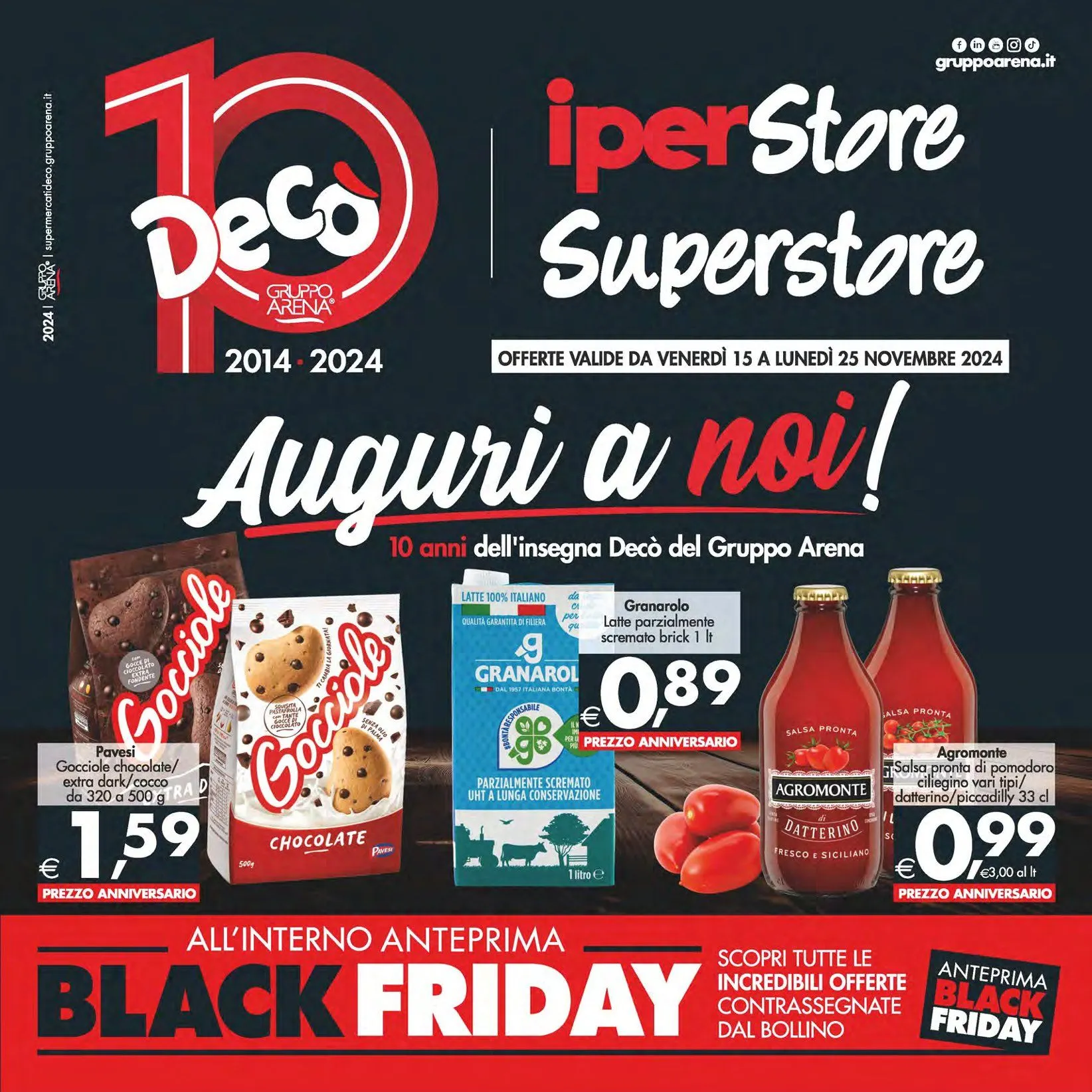 Deco Supermercati Brochure Offerte da 15 novembre a 25 novembre di 2024 - Pagina del volantino 1