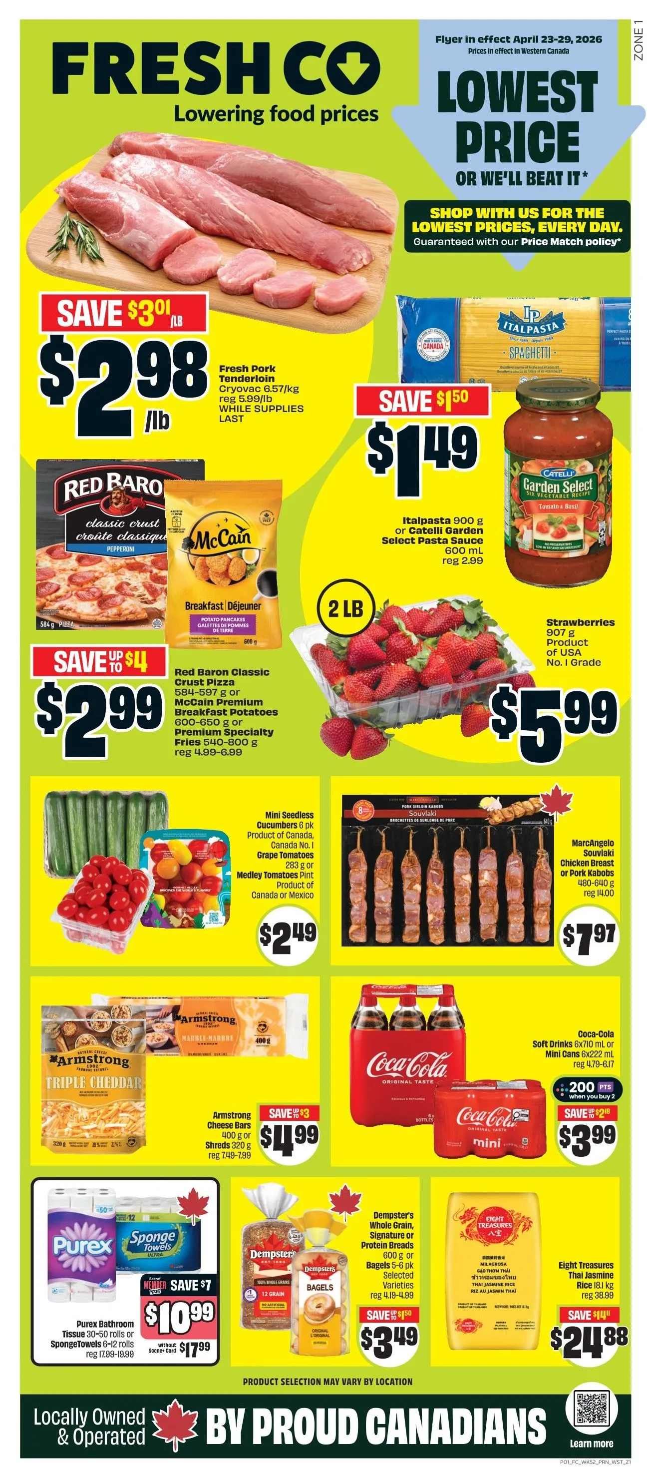 FreshCo. Sales from April 23 to April 29 2026 - flyer page 