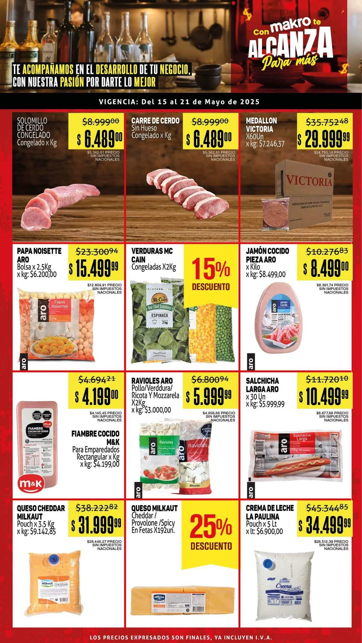 Ofertas de Ofertas Makro 15 de mayo al 21 de mayo 2025 - Página 1 del catálogo