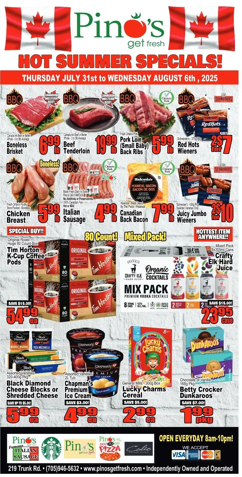 Pino's flyers from July 31 to August 6 2025 - flyer page 1