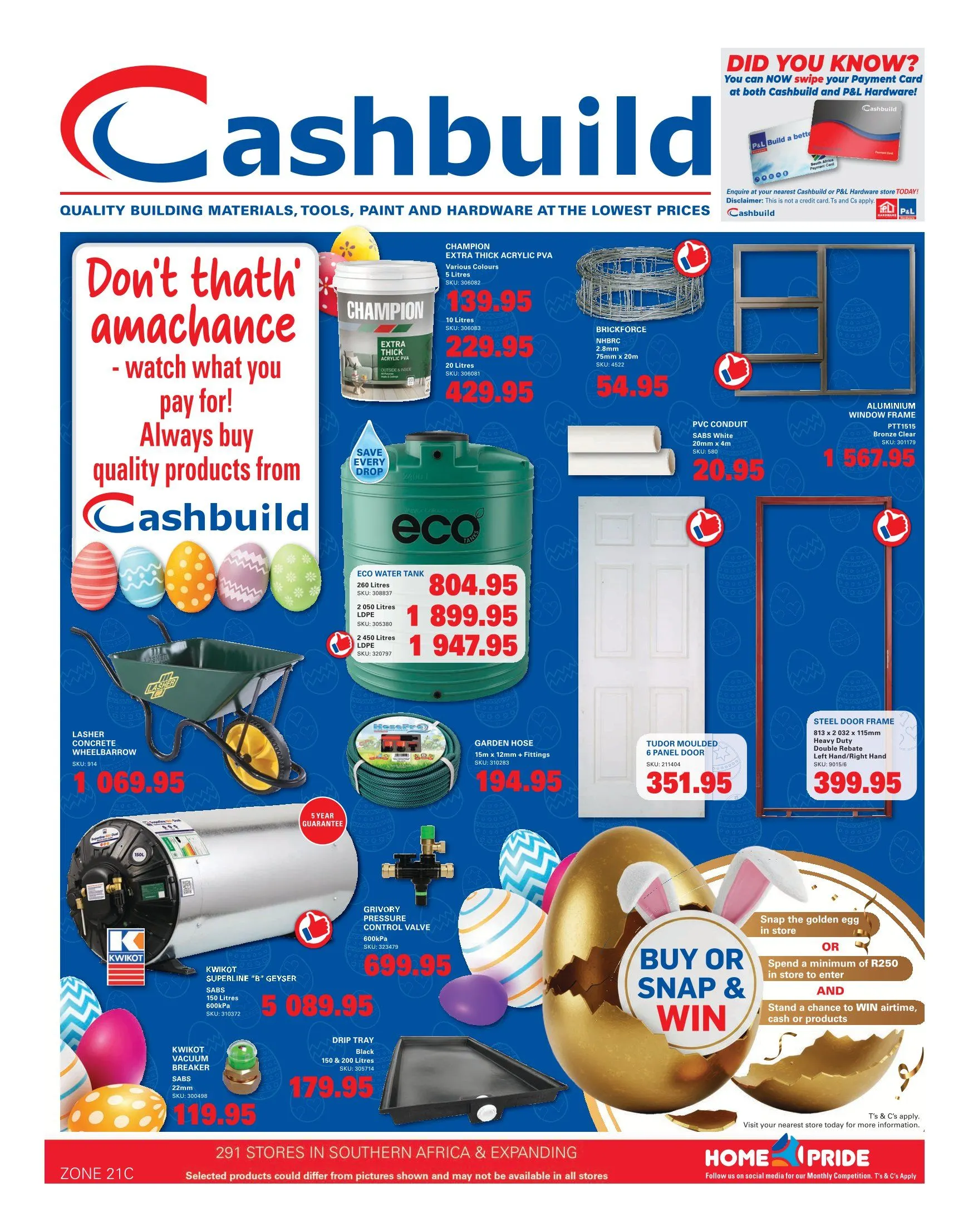 Cashbuild Sales from 27 March to 19 April 2026 - Catalogue Page 1