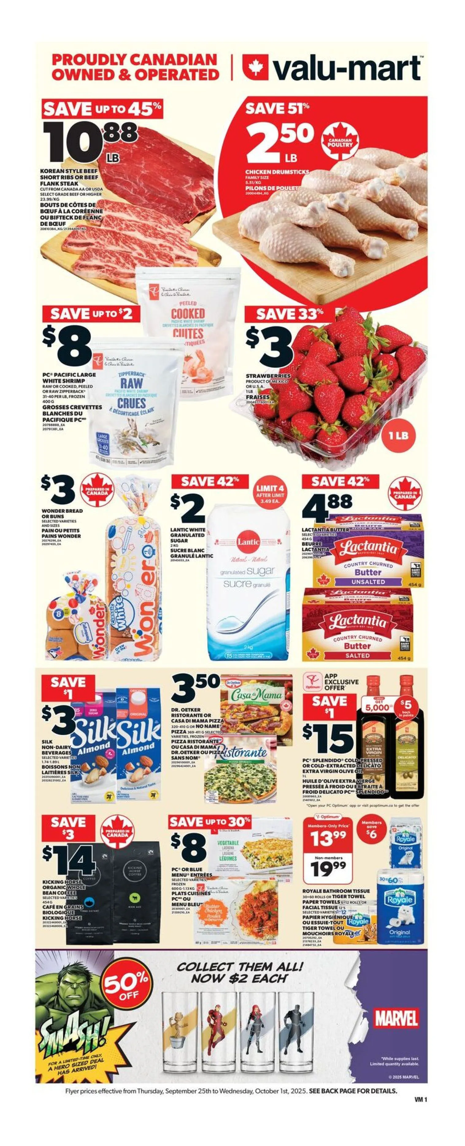 Valu Mart Sales from September 25 to October 1 2025 - flyer page