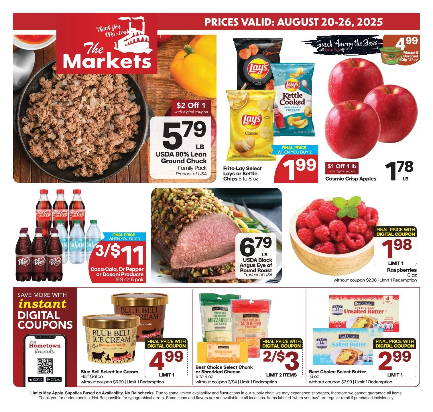 Weekly ad The Markets Sales from August 20 to August 27 2025 - Page