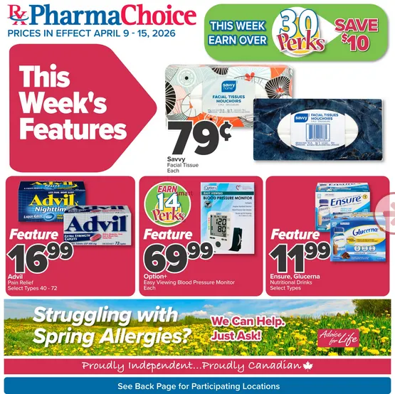 PharmaChoice Sales from April 9 to April 15 2026 - flyer page 1