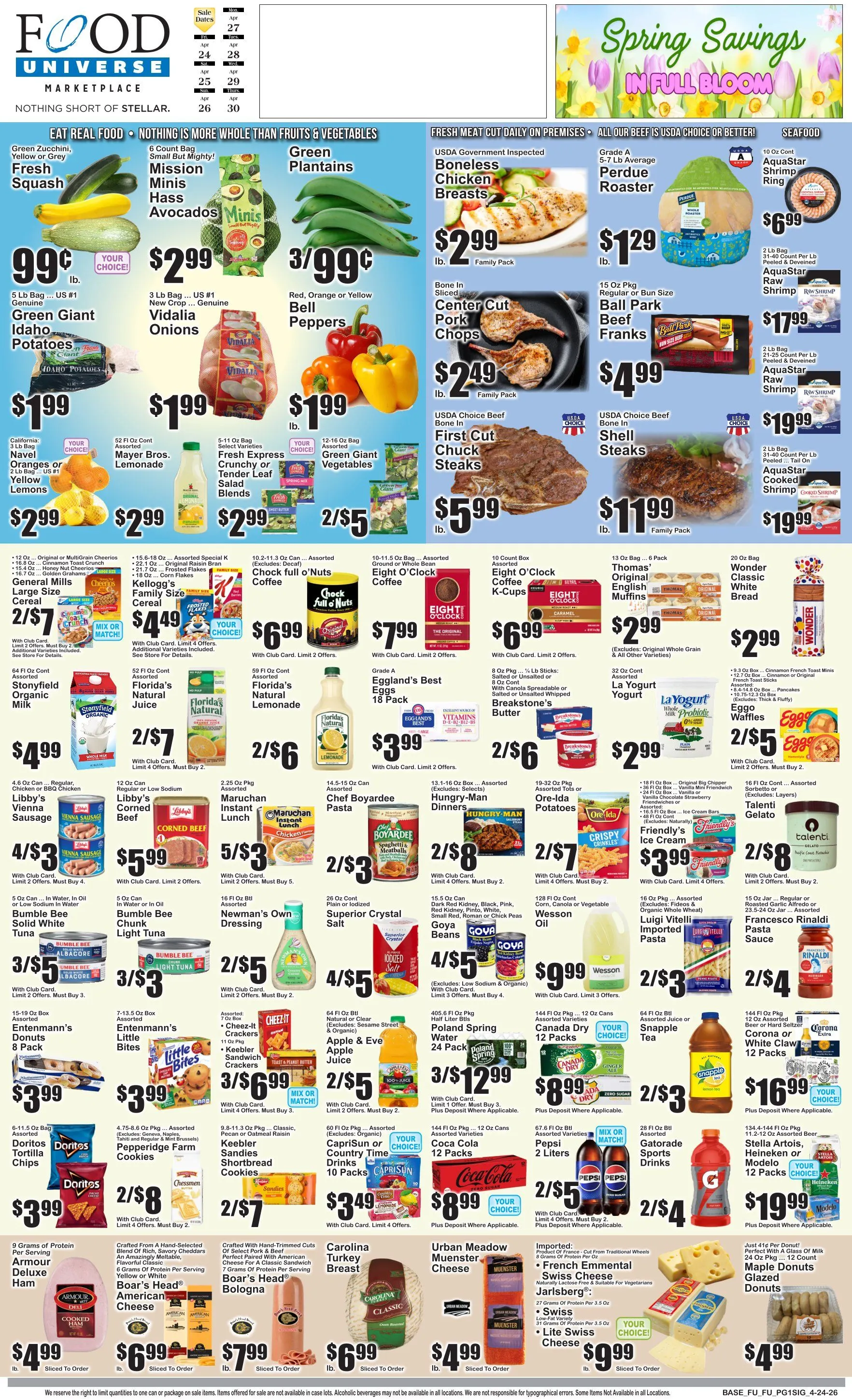 Weekly ad Food Universe Sales from April 27 to April 30 2026 - Page 