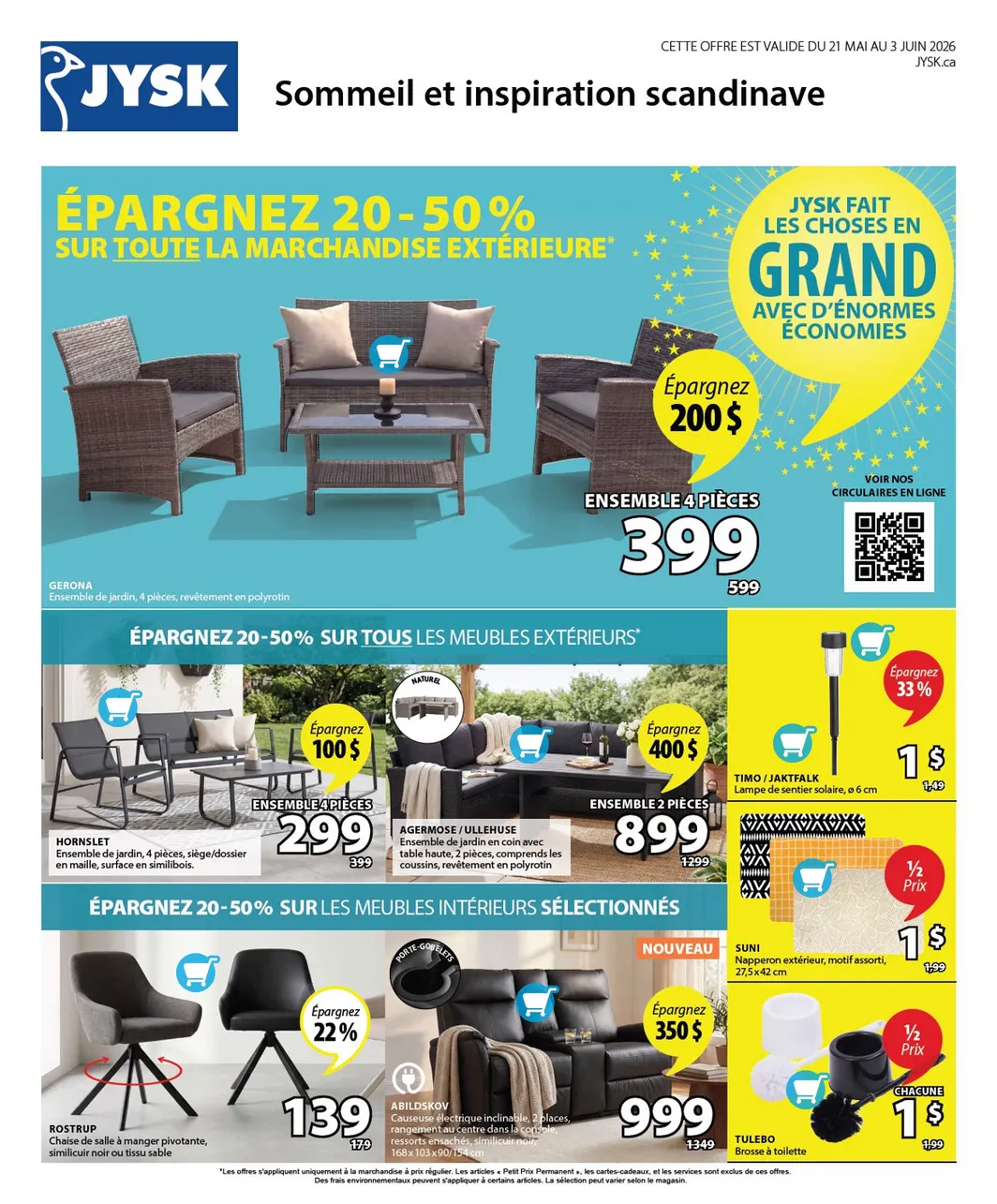 JYSK Sales from May 21 to June 3 2026 - flyer page 1