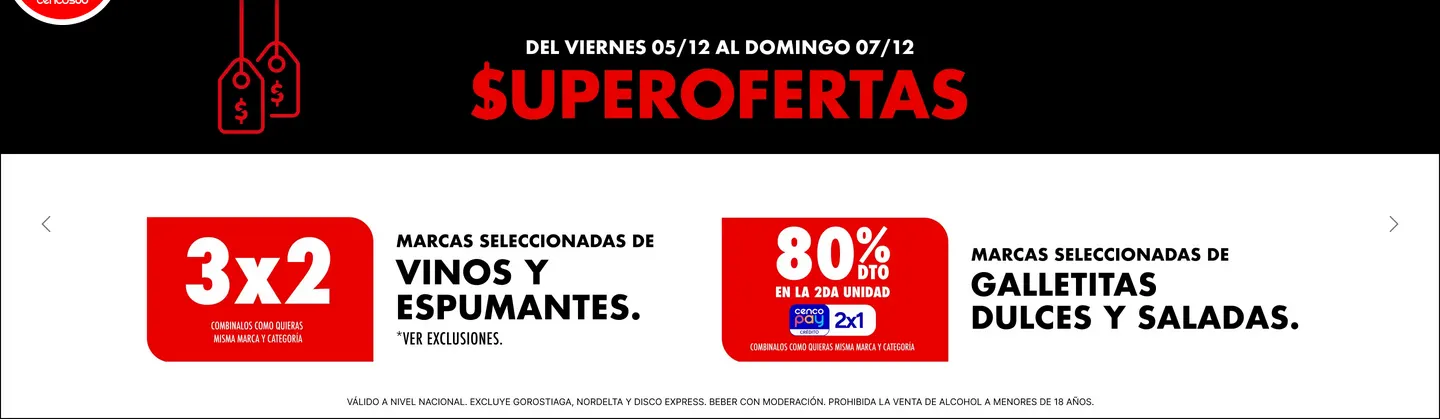 Ofertas de Disco Ofertas 5 de diciembre al 7 de diciembre 2025 - Página 1 del catálogo