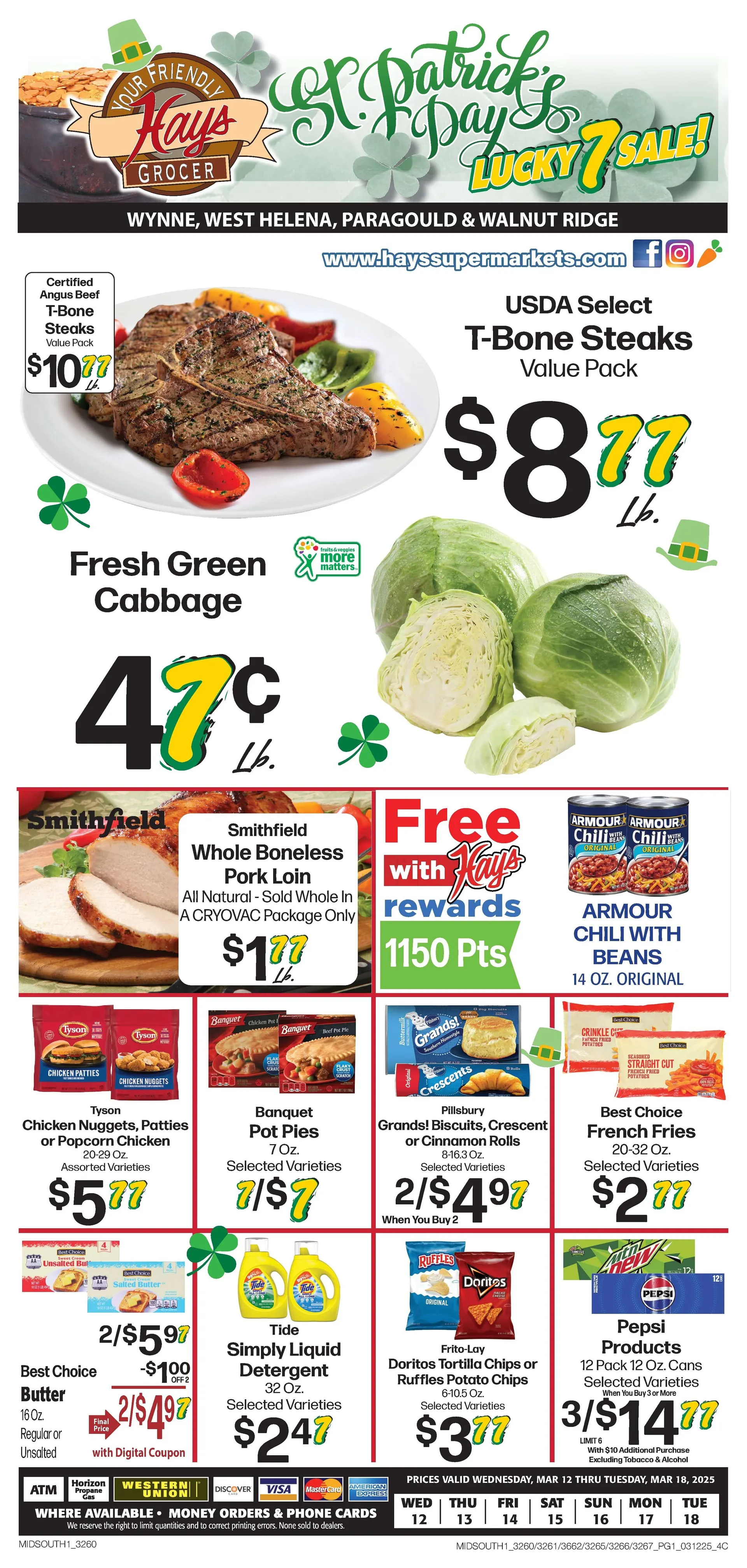 Weekly ad Hays Supermarket Deals from March 13 to March 18 2025 - Page 