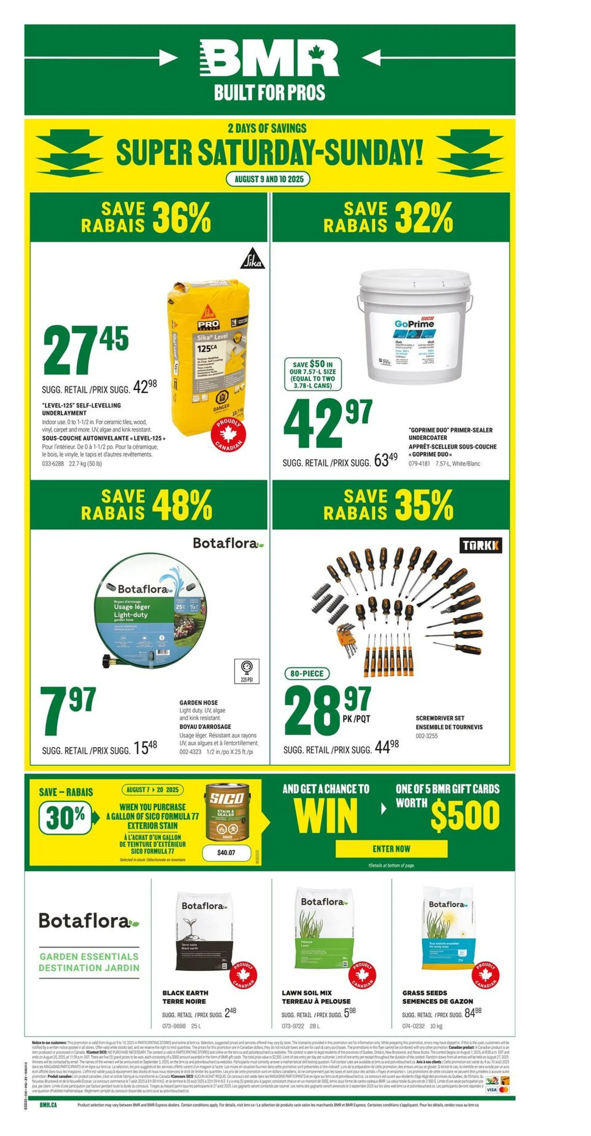 BMR flyers from August 7 to August 13 2025 - flyer page 1