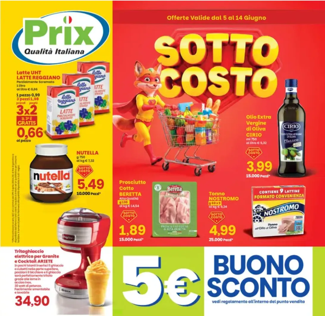 Volantini Prix Quality da 5 giugno a 14 giugno di 2026 - Pagina del volantino 1