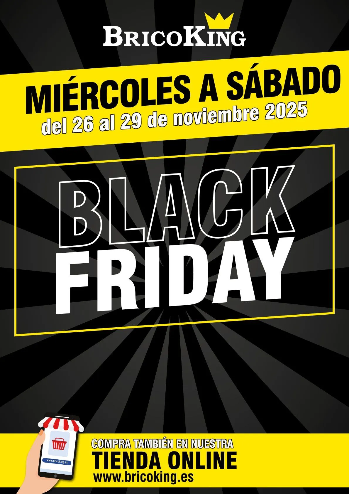 Bricoking Ofertas - 26 de noviembre 29 de noviembre 2025