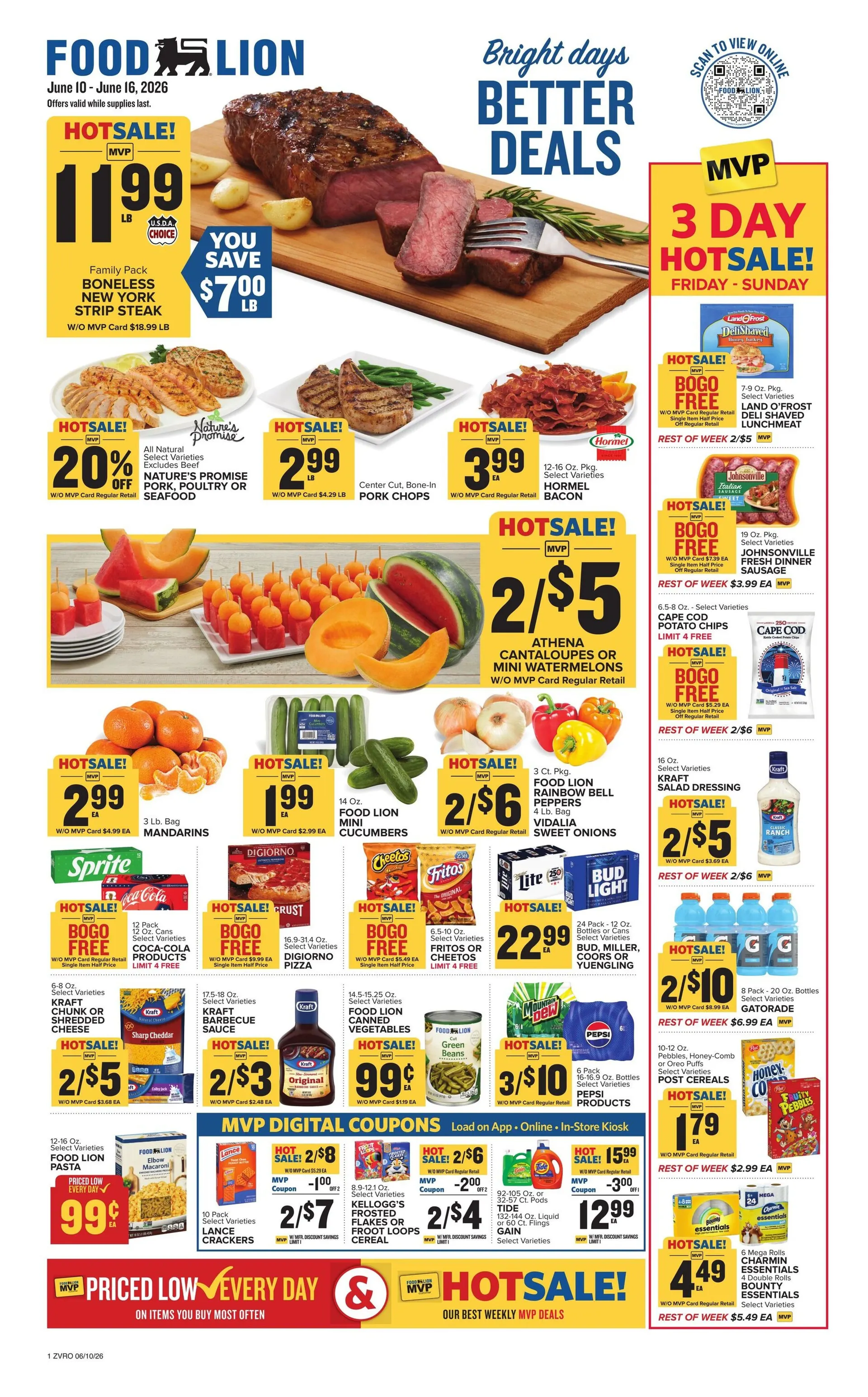Weekly ad Food Lion Sales from June 10 to June 16 2026 - Page 1
