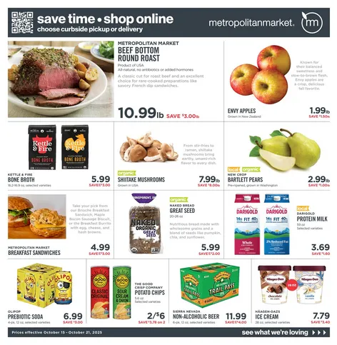 Weekly ad Metropolitan market Sales from October 16 to October 21 2025 - Page 1