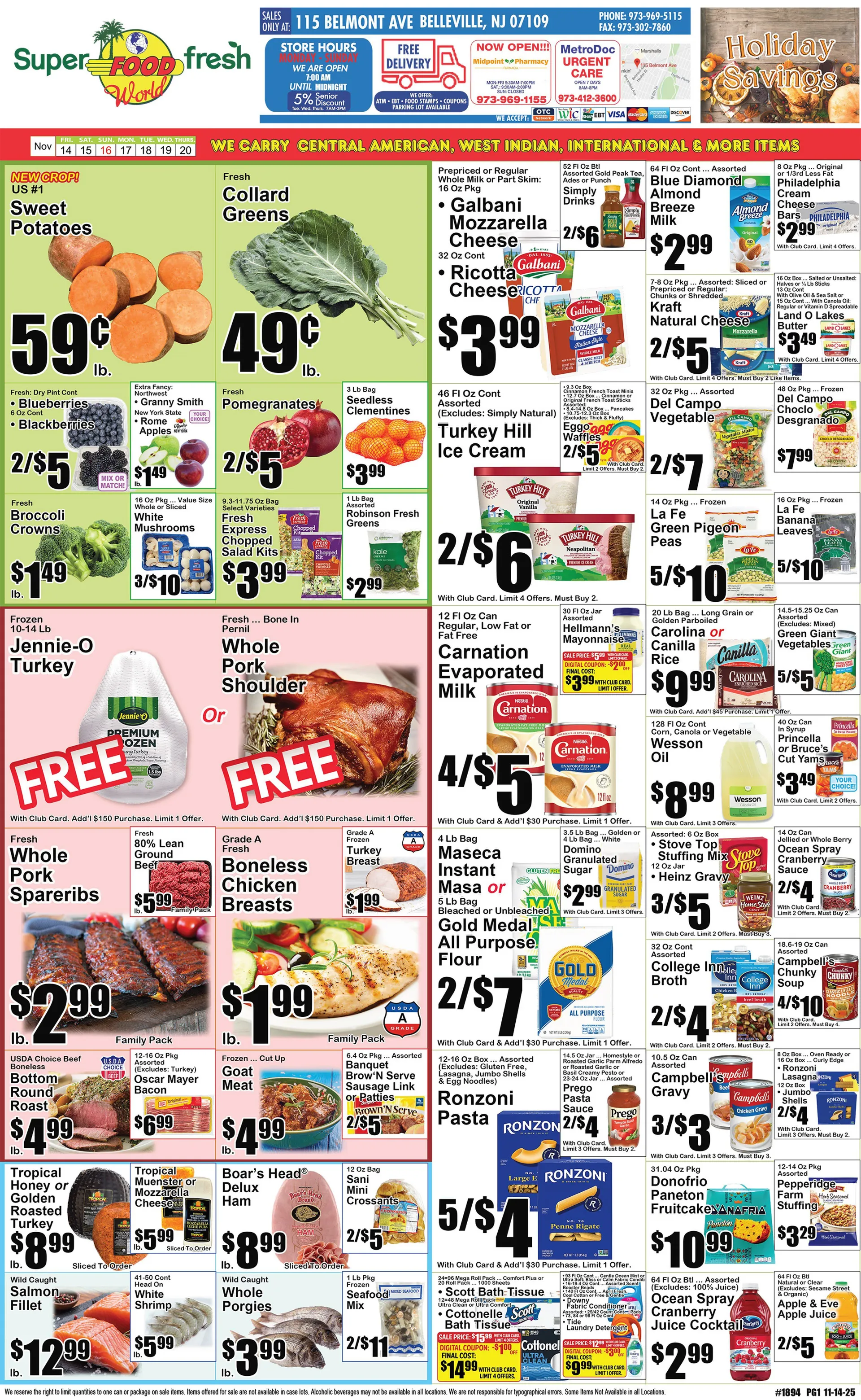 Weekly ad SuperFresh Sales from November 14 to November 20 2025 - Page 1