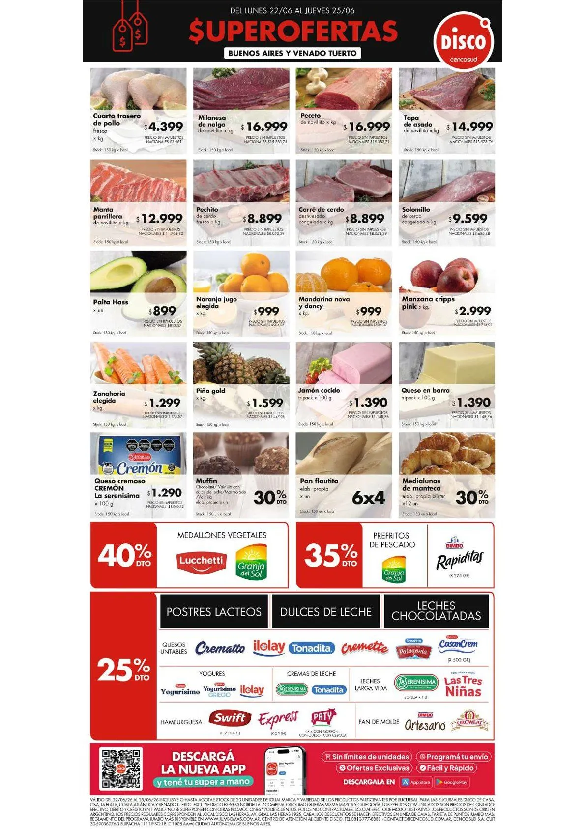 Ofertas de Disco Ofertas 22 de junio al 25 de junio 2026 - Página 1 del catálogo