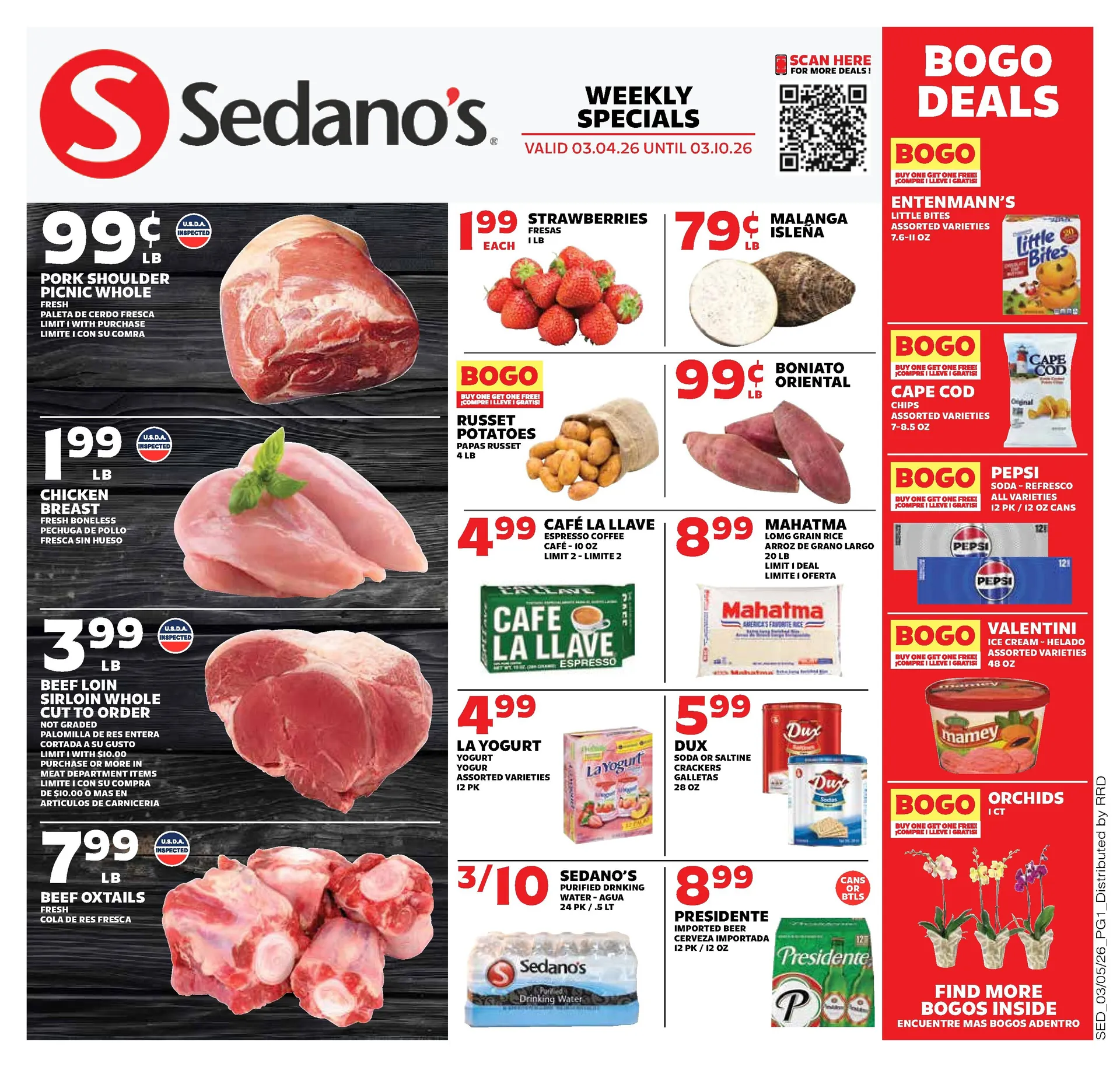 Weekly ad Sedano's Sales from March 4 to March 10 2026 - Page 1