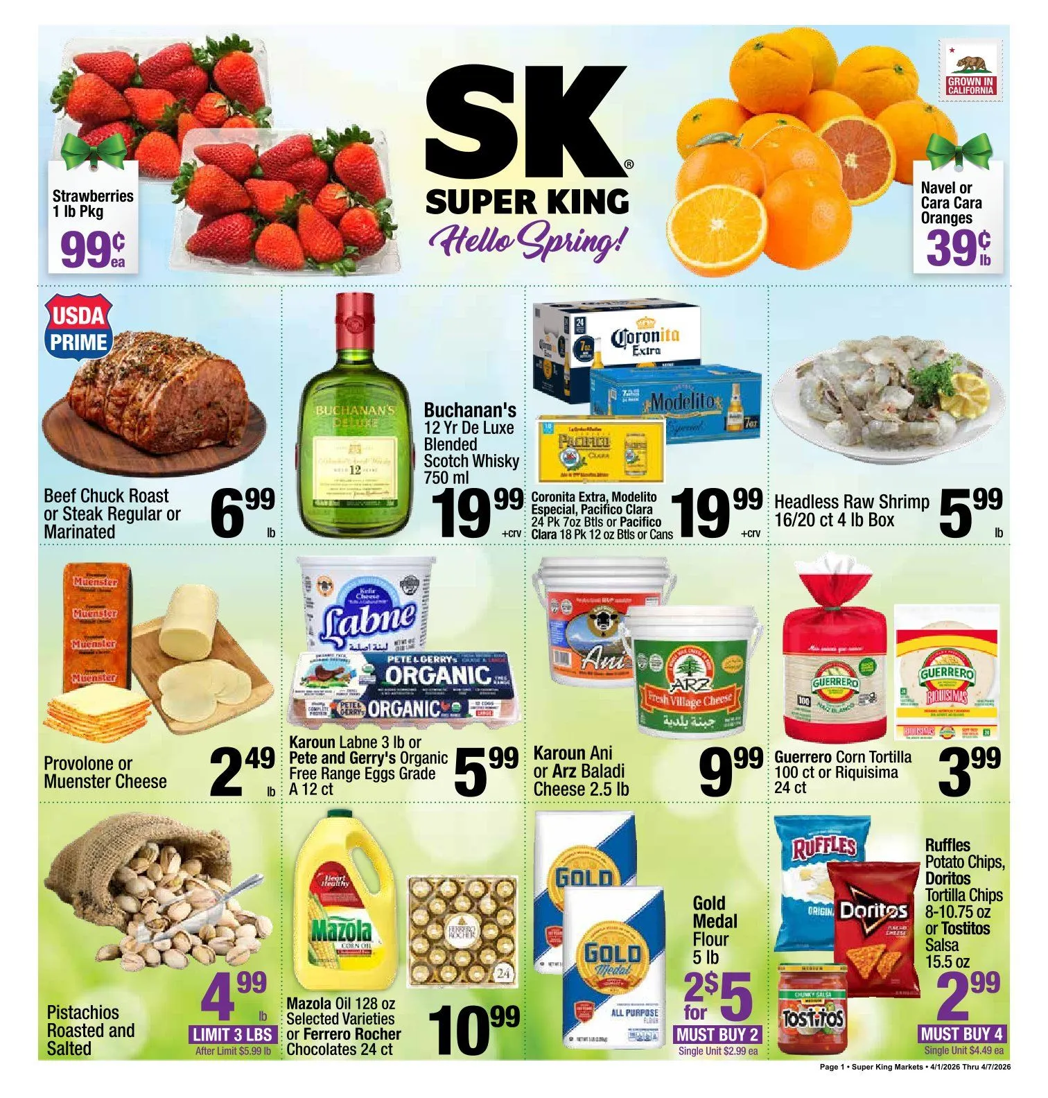 Weekly ad Super King Markets weekly ads from April 1 to April 7 2026 - Page 