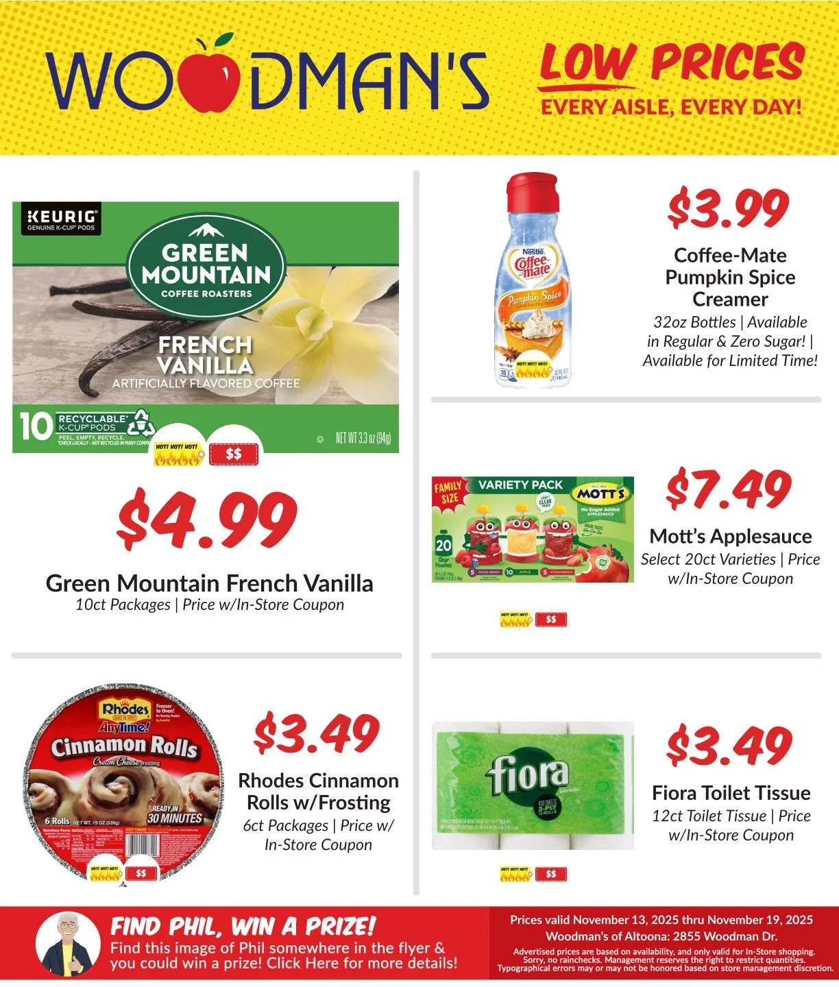 Weekly ad Woodman's Market Sales from November 13 to November 19 2025 - Page 1