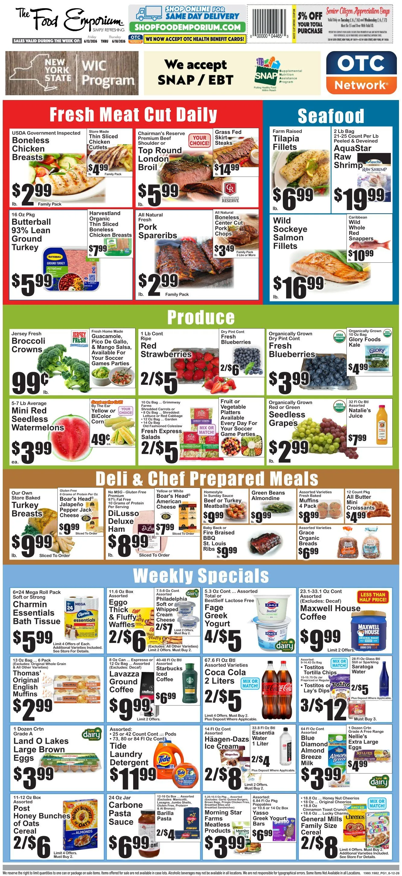 Weekly ad The Food Emporium Sales from June 12 to June 18 2026 - Page