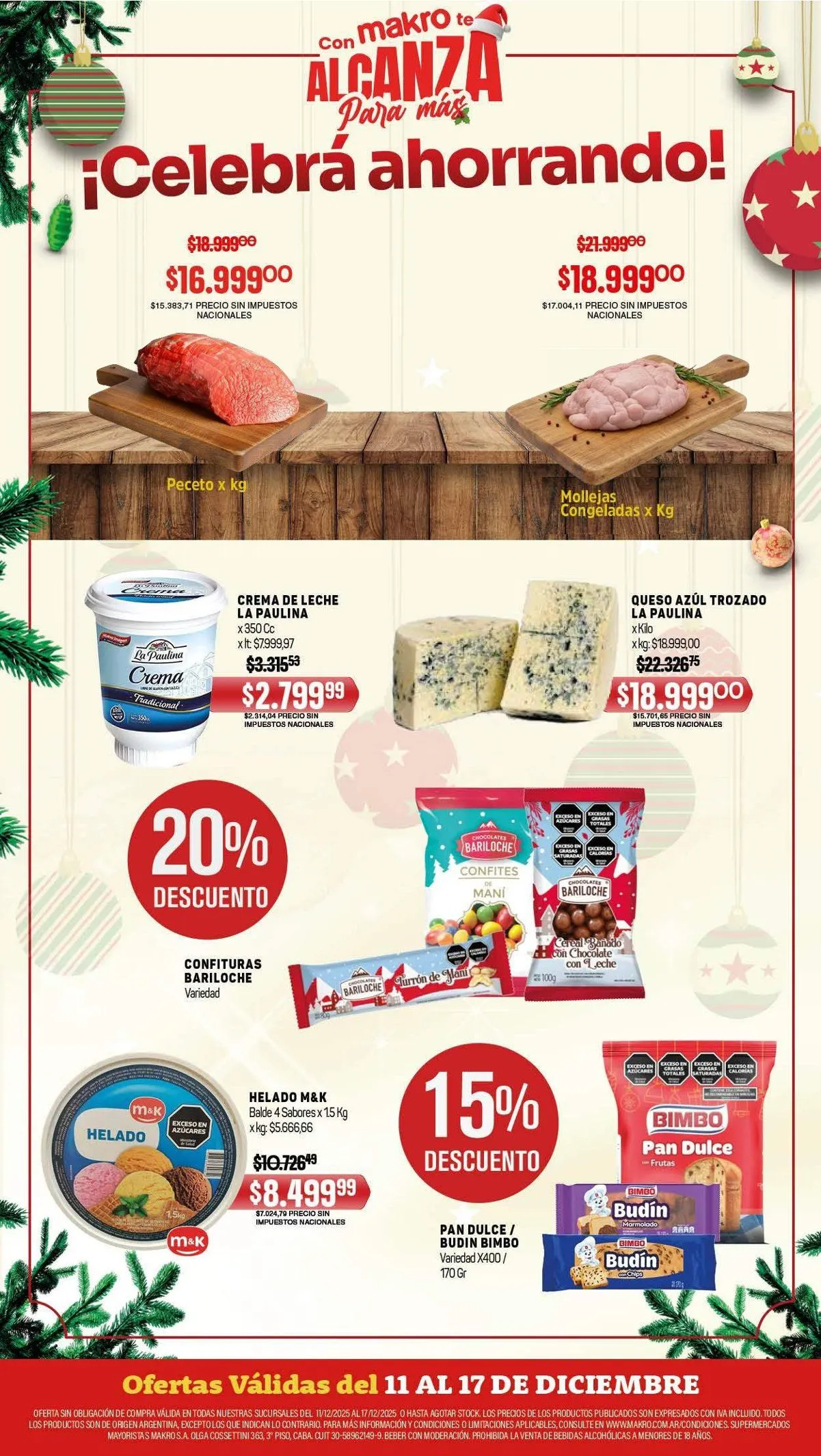 Ofertas de Makro Ofertas 11 de diciembre al 17 de diciembre 2025 - Página 1 del catálogo