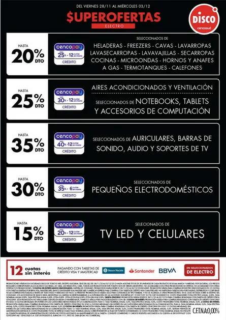 Ofertas de Disco Ofertas 28 de noviembre al 5 de diciembre 2025 - Página del catálogo
