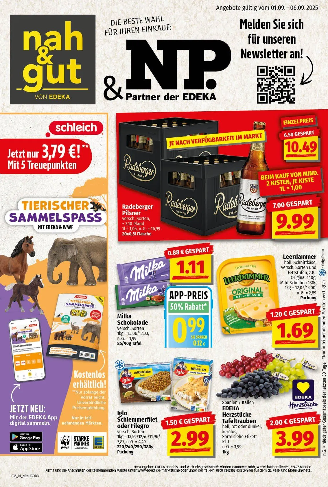Nah & Gut Prospekte von 1. September bis 6. September 2025 - Prospekt seite 1