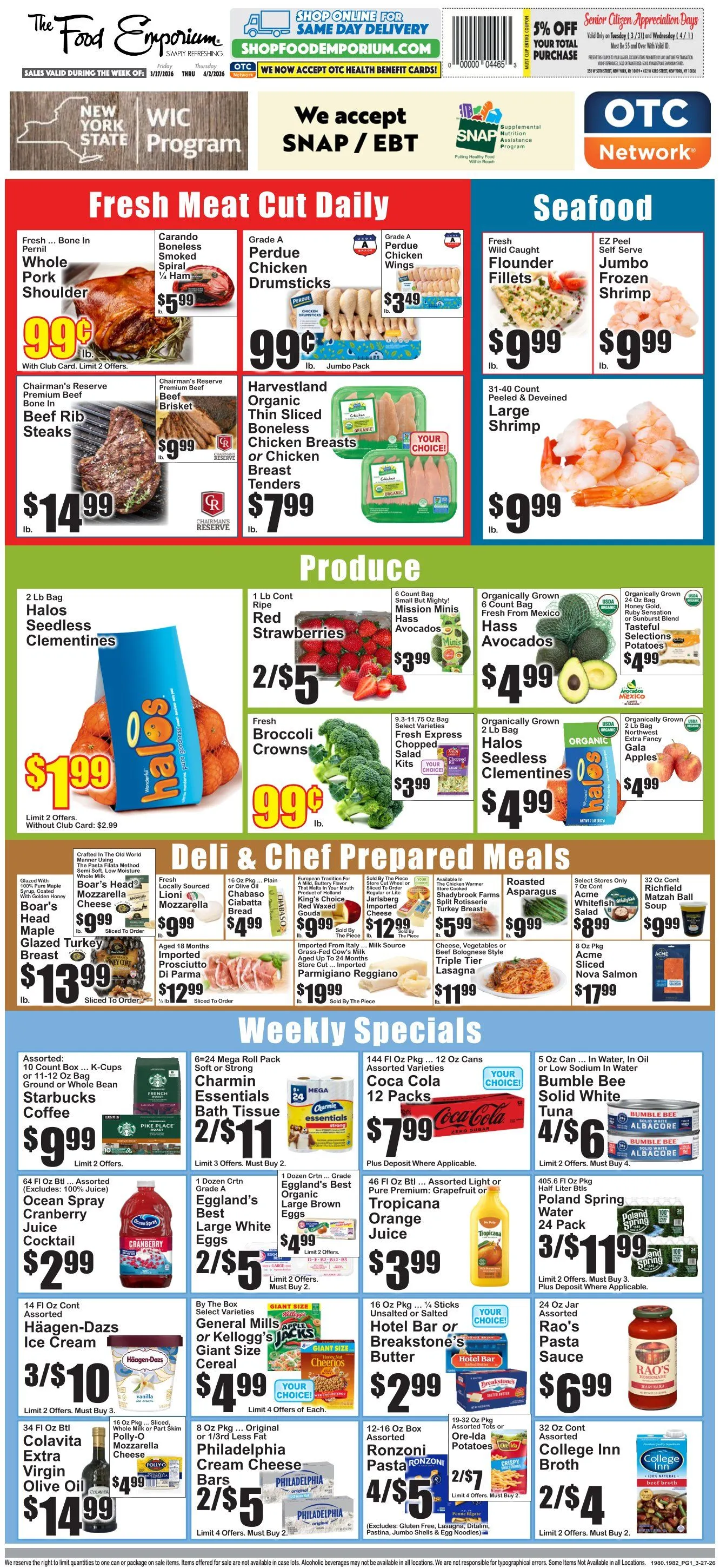 Weekly ad The Food Emporium Sales from March 3 to April 4 2026 - Page 1