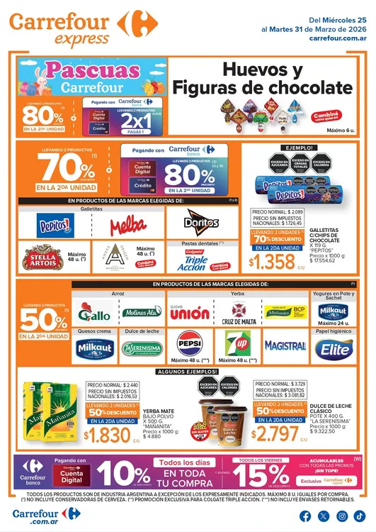 Ofertas de Ofertas Carrefour Express 25 de marzo al 31 de marzo 2026 - Página 1 del catálogo