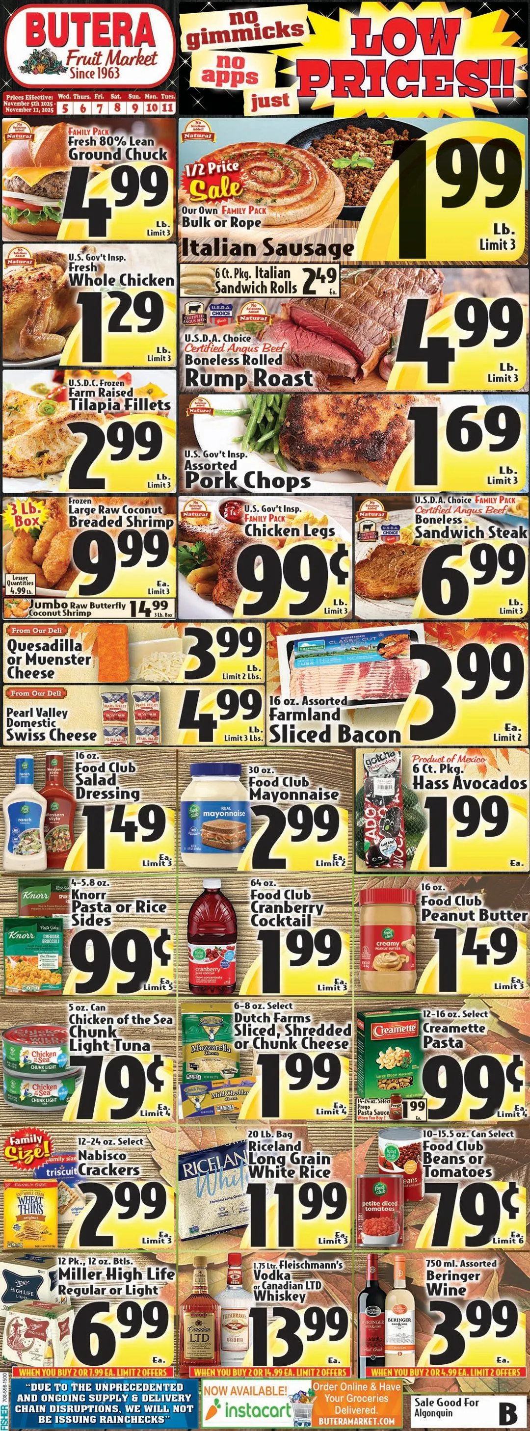 Weekly ad Butera Sales from November 5 to November 11 2025 - Page 1