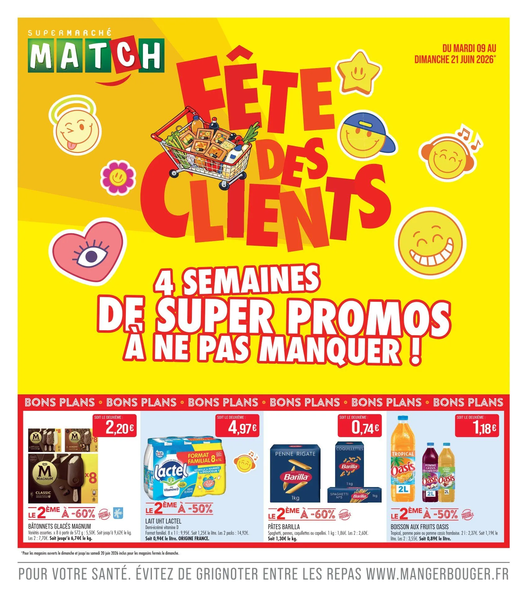 Catalogues Supermarché Match du 9 juin au 21 juin 2026 - Catalogue page 1