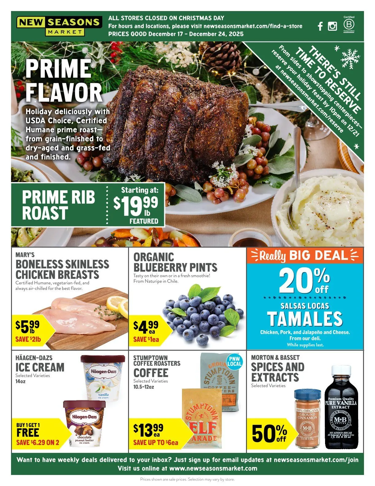 Weekly ad New Seasons Market Sales from December 17 to December 24 2025 - Page 1