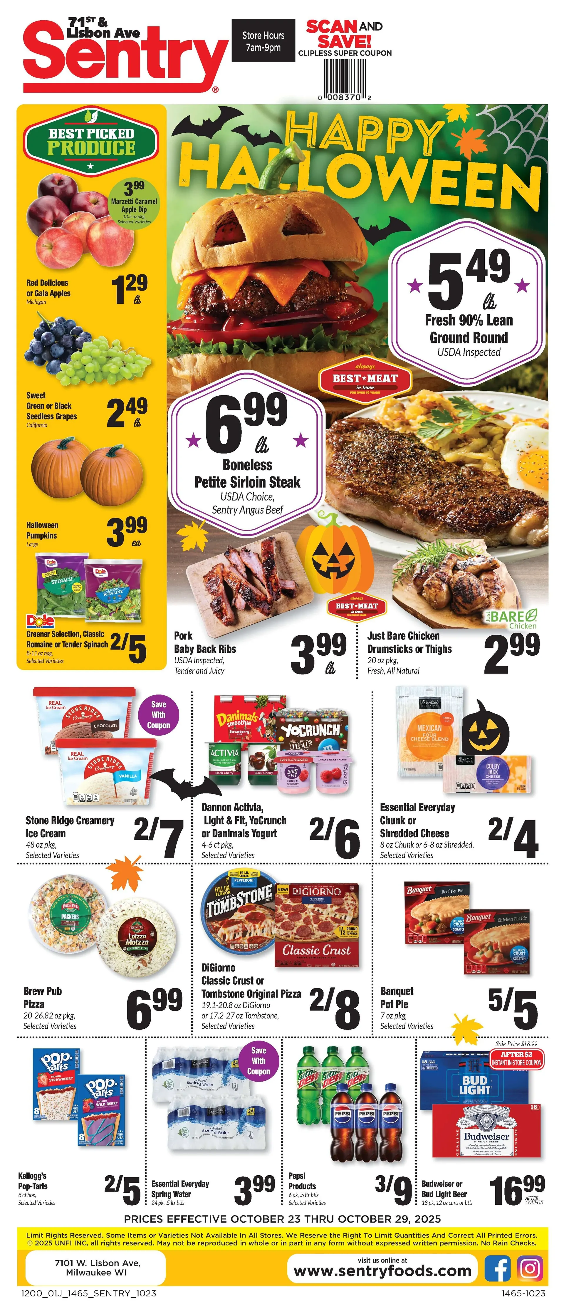Weekly ad Sentry Foods Sales from October 23 to October 29 2025 - Page 