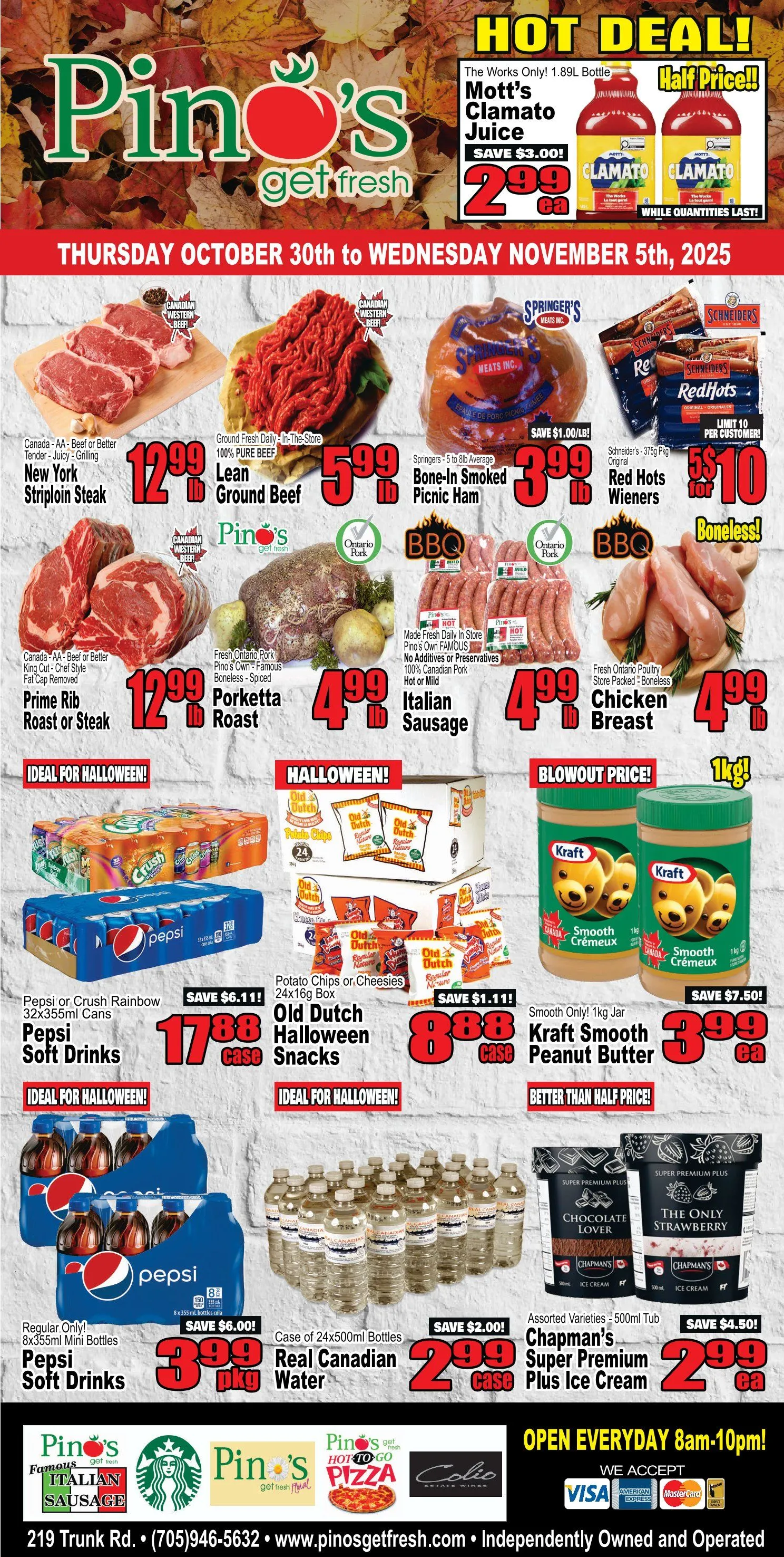 Pino's Sales from October 30 to November 5 2025 - flyer page 