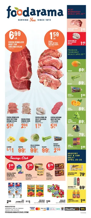 Weekly ad Foodarama  Sales from April 22 to April 28 2026 - Page 