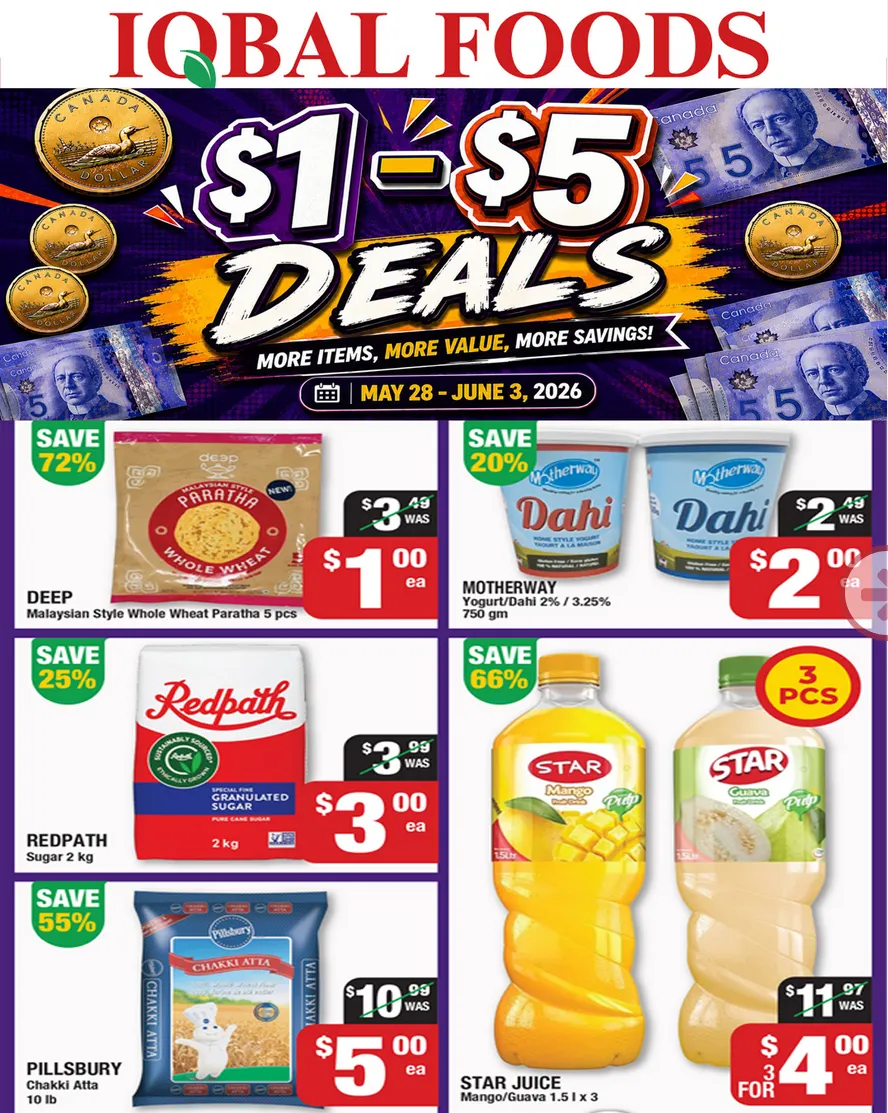 Iqbal Foods Sales from May 28 to June 3 2026 - flyer page 1