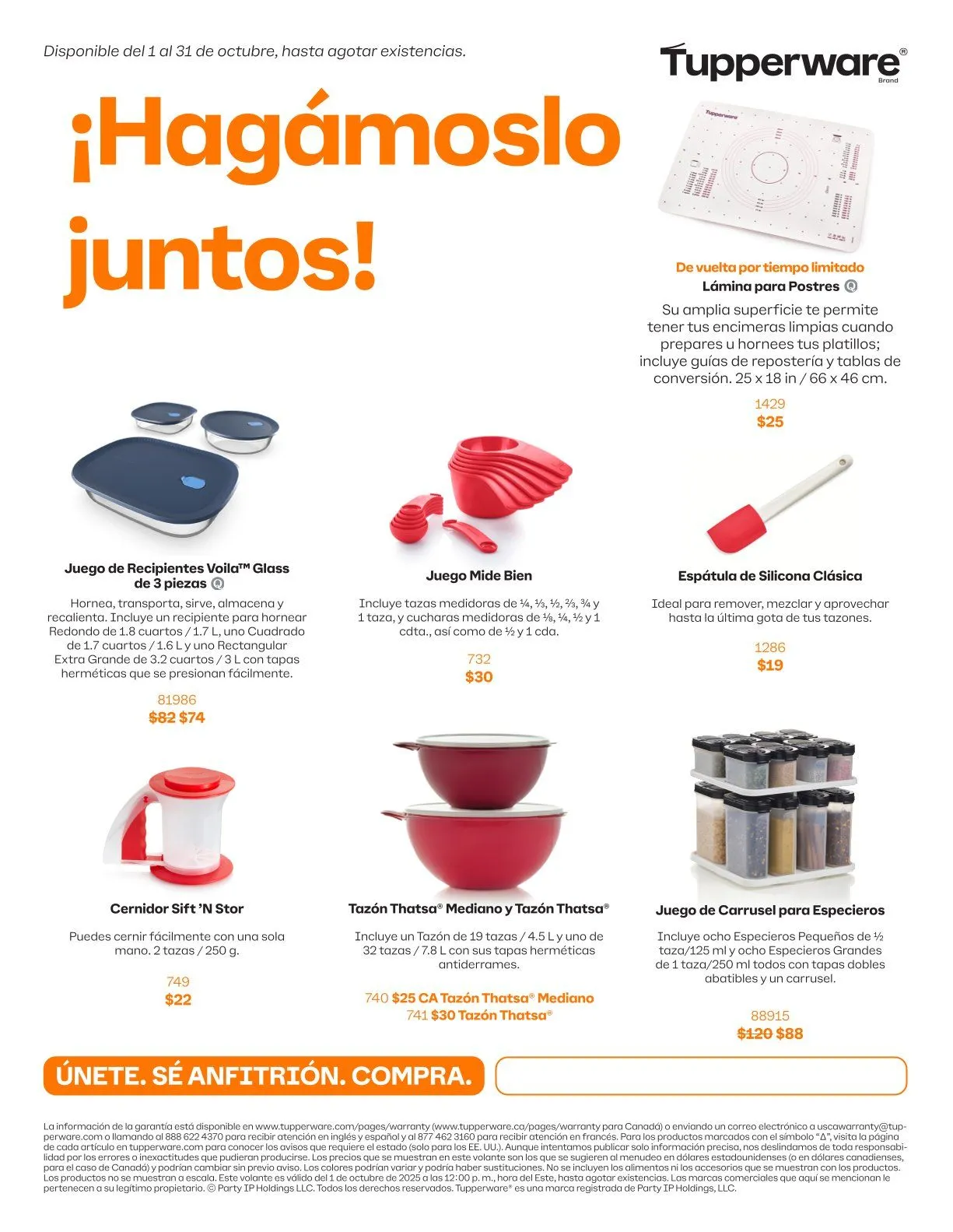 Catálogo de Tupperware  ofertas 1 de octubre al 31 de octubre 2025 - Pagina 