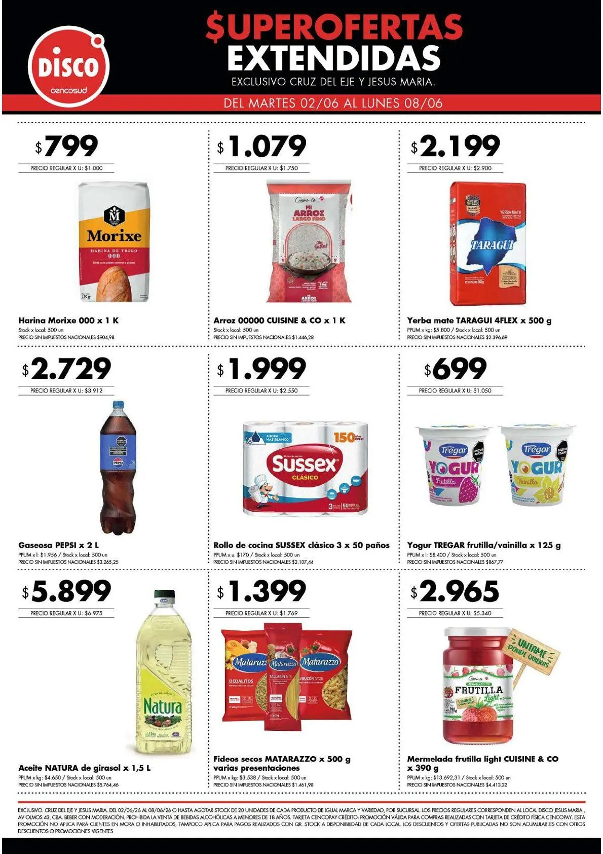 Ofertas de  Ofertas Disco 2 de junio al 8 de junio 2026 - Página 1 del catálogo