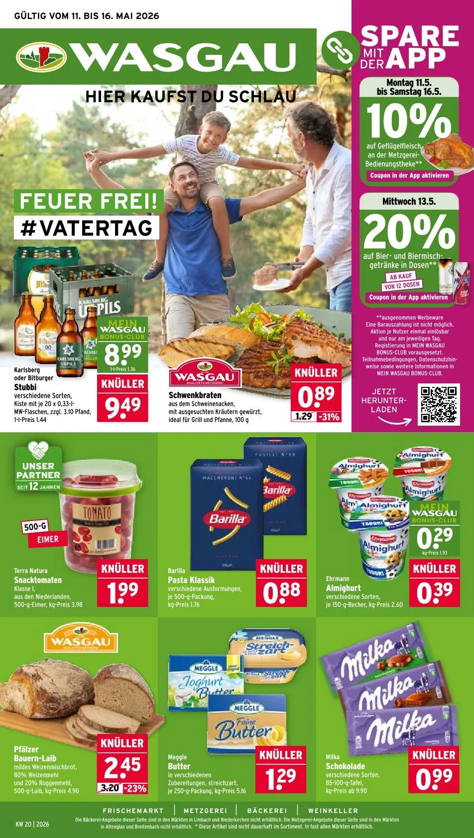 Wasgau Angebote von 11. Mai bis 16. Mai 2026 - Prospekt seite