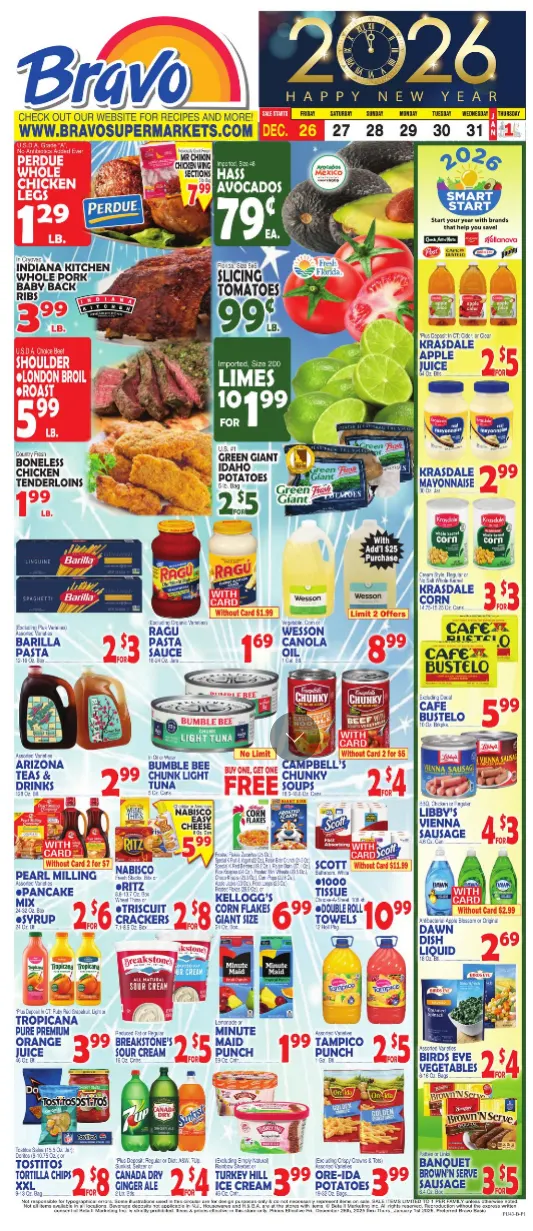 Weekly ad Bravo Supermarkets Sales from December 26 to January 1 2026 - Page 