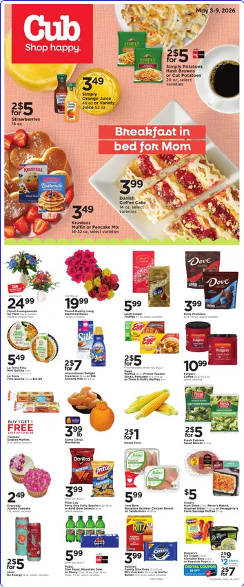 Weekly ad  Cub Foods Sales from May 3 to May 9 2026 - Page 1