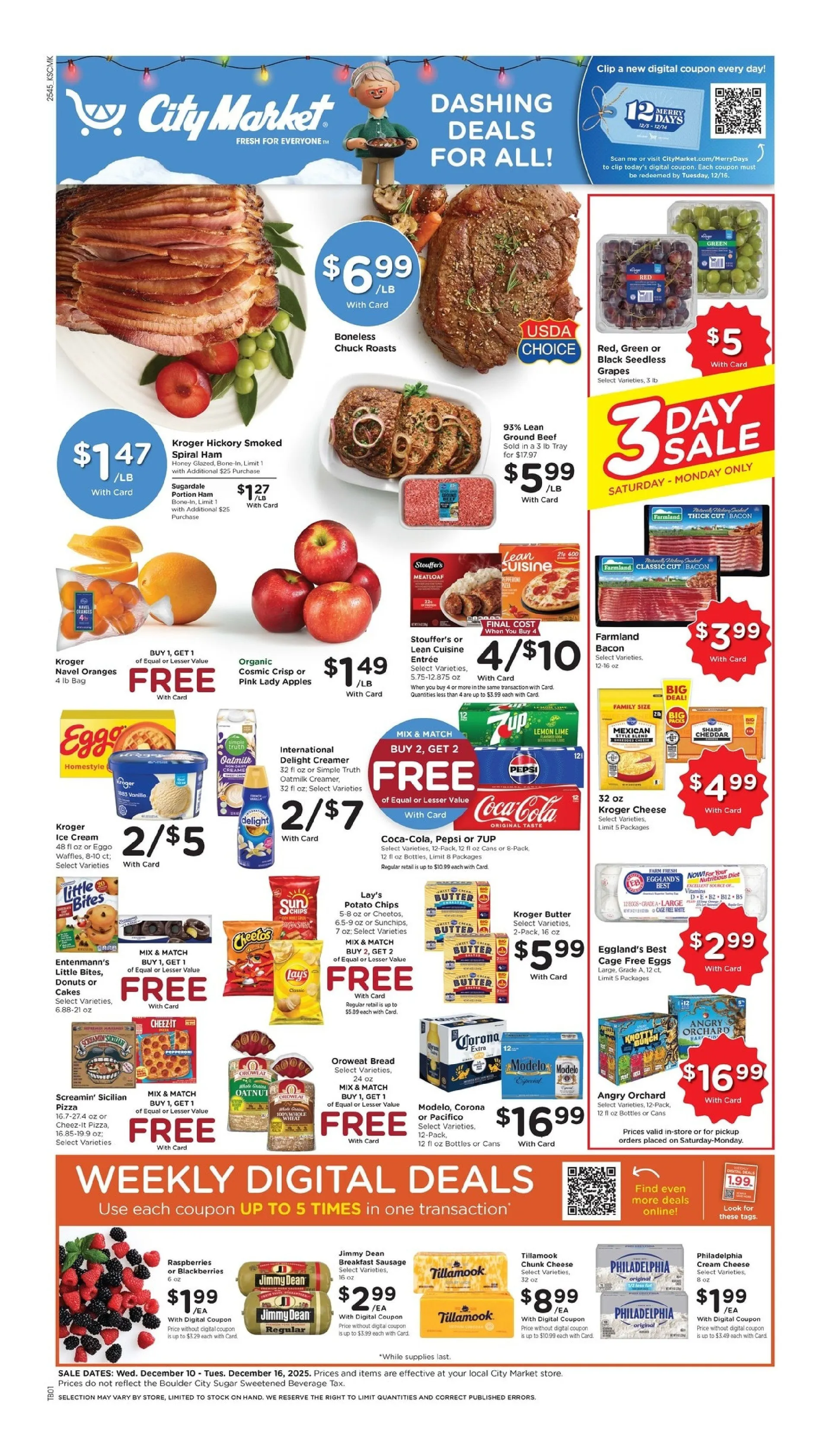 Weekly ad City Market Sales from December 9 to December 16 2025 - Page 1