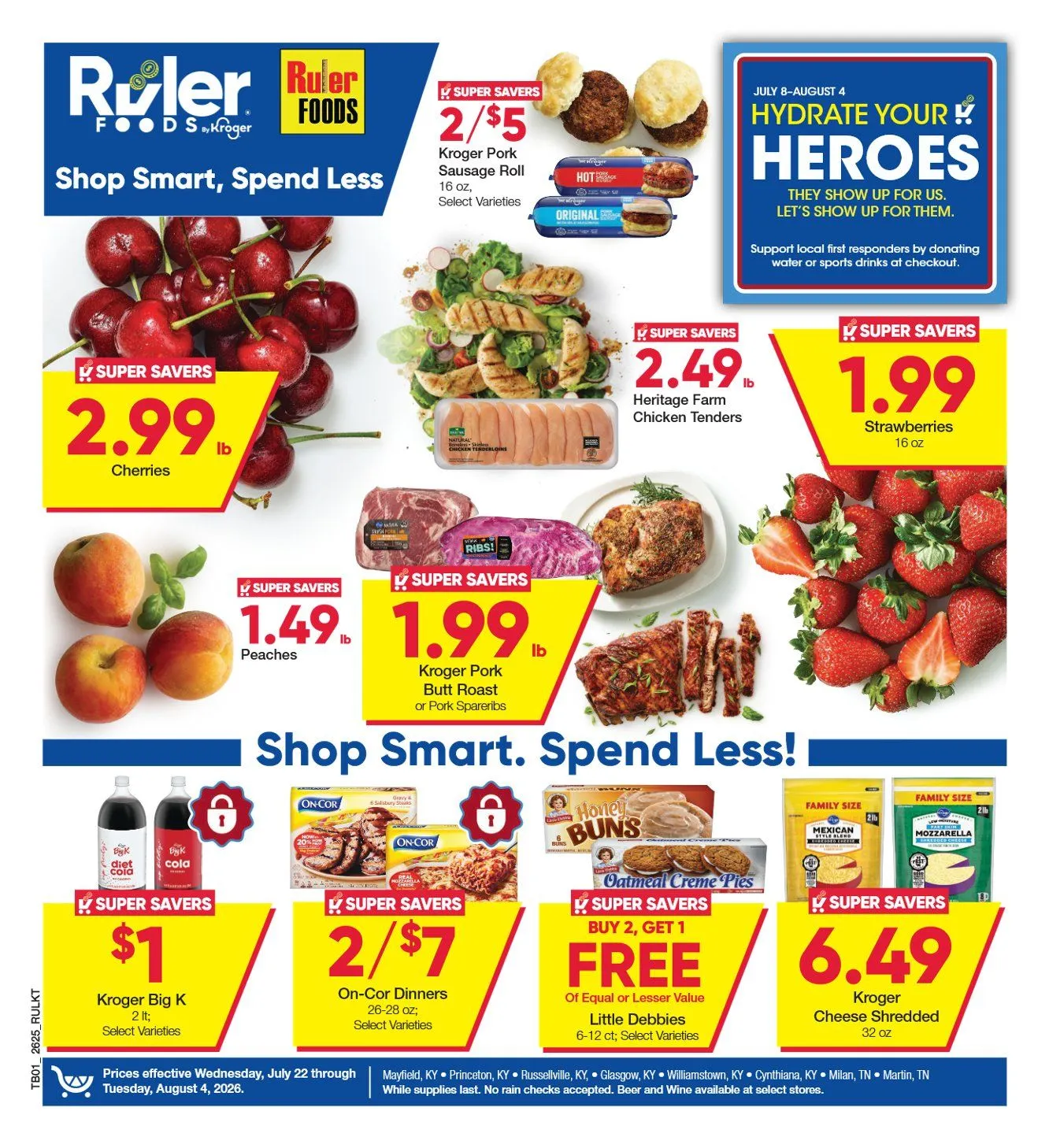 Weekly ad Ruler Foods Sales from July 22 to August 4 2026 - Page 1