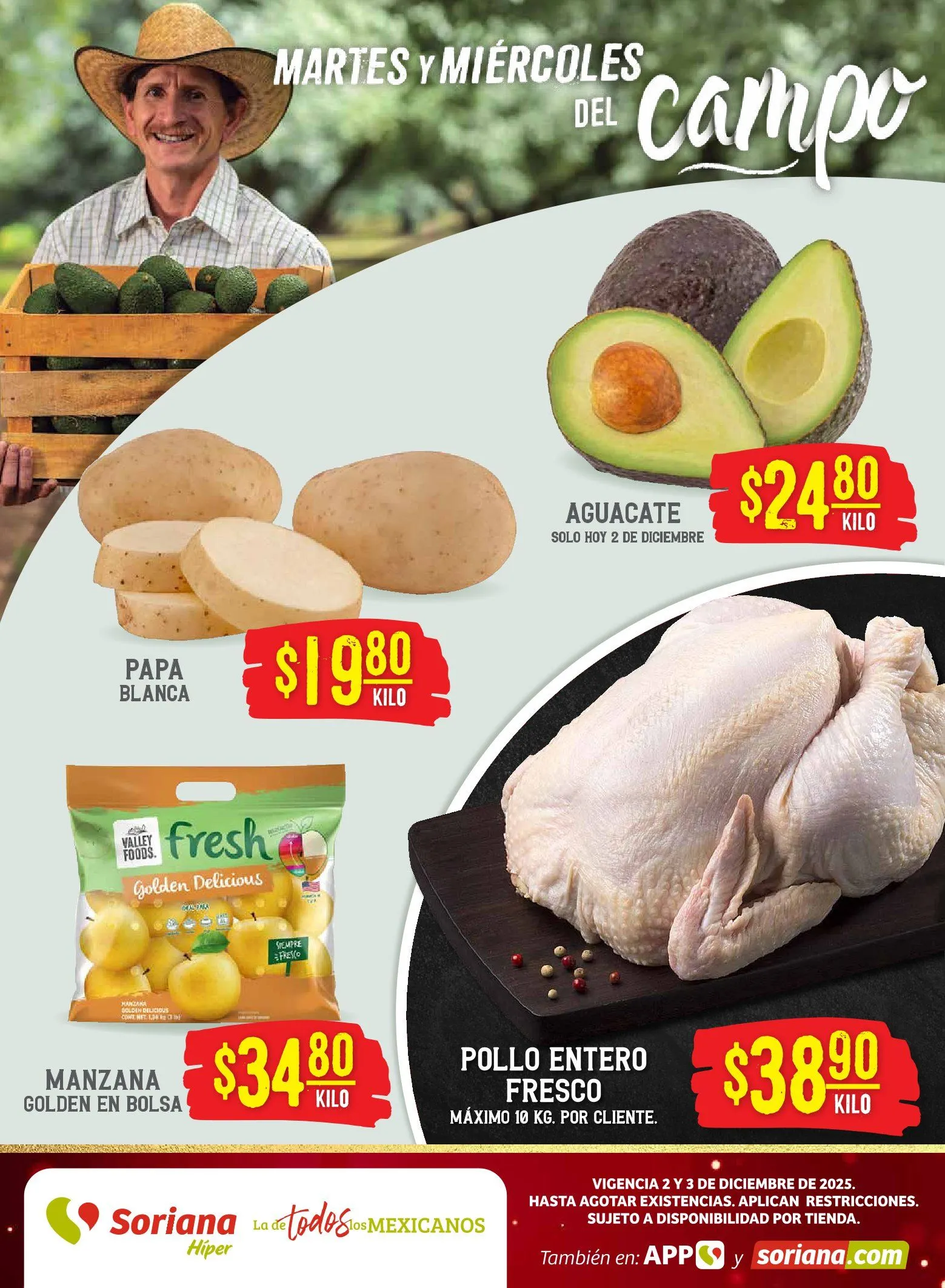 Catálogo de Soriana Ofertas 2 de diciembre al 3 de diciembre 2025 - Pagina 1