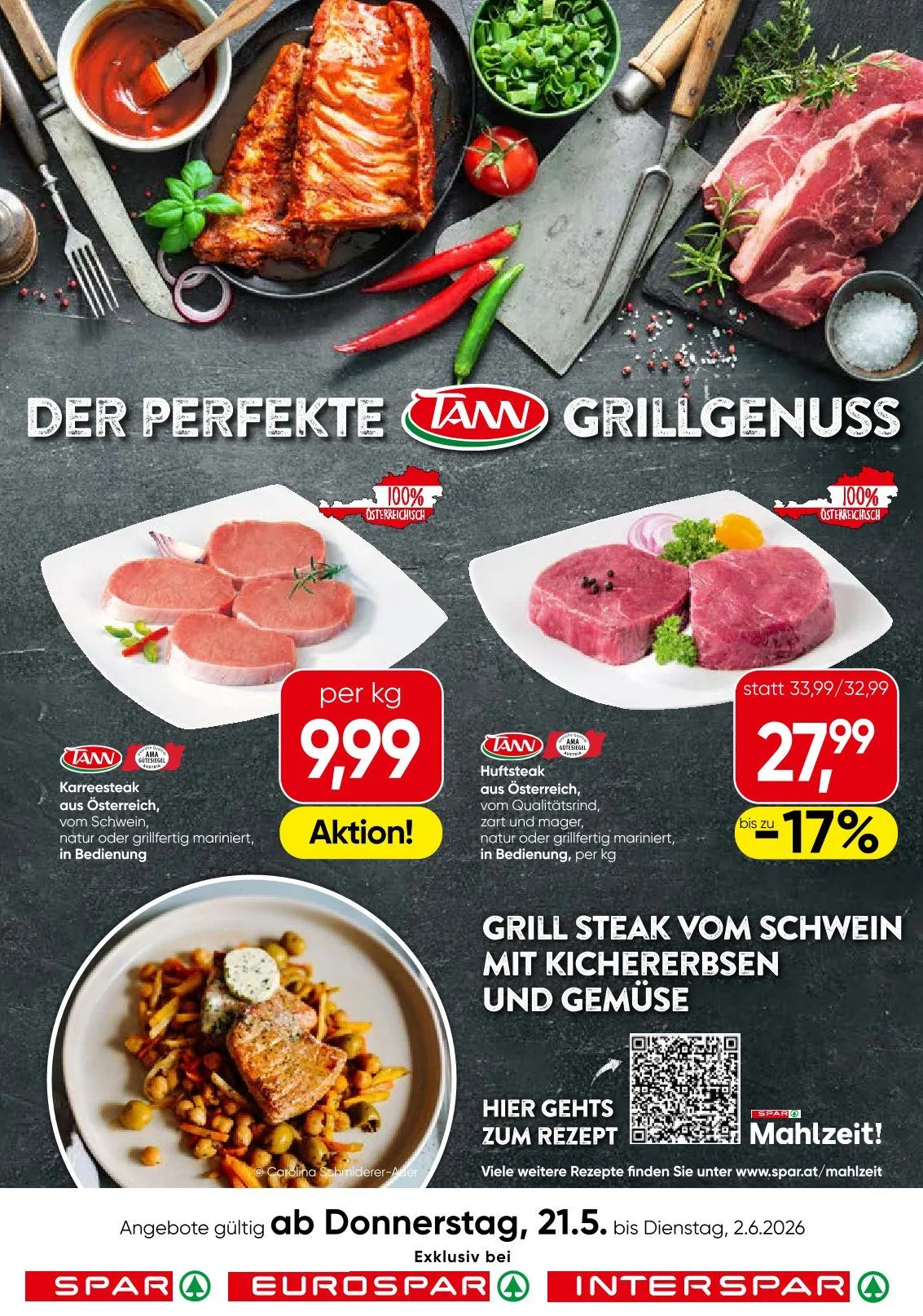  SPAR Prospekte von 21. Mai bis 2. Juni 2026 - Flugblätt seite  1