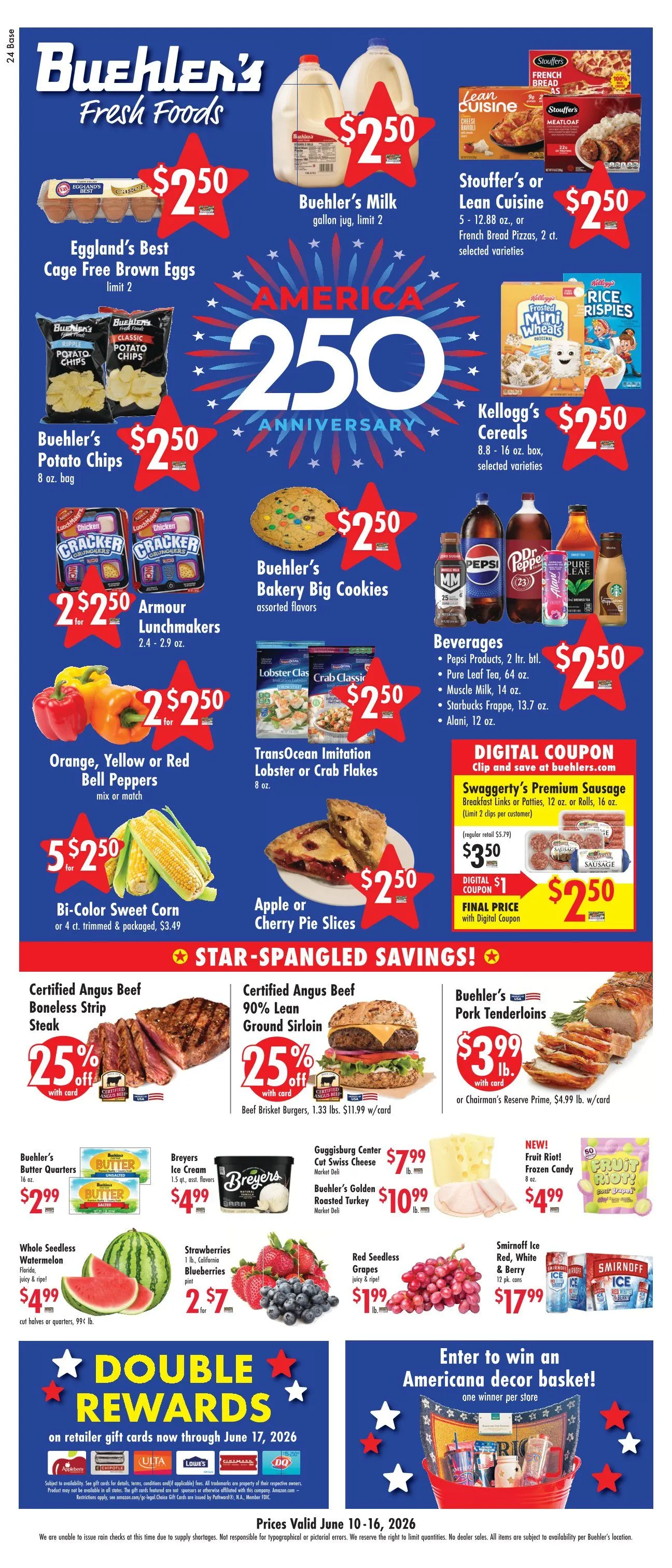 Weekly ad Buehler's Fresh Foods Sales from June 10 to June 16 2026 - Page 1