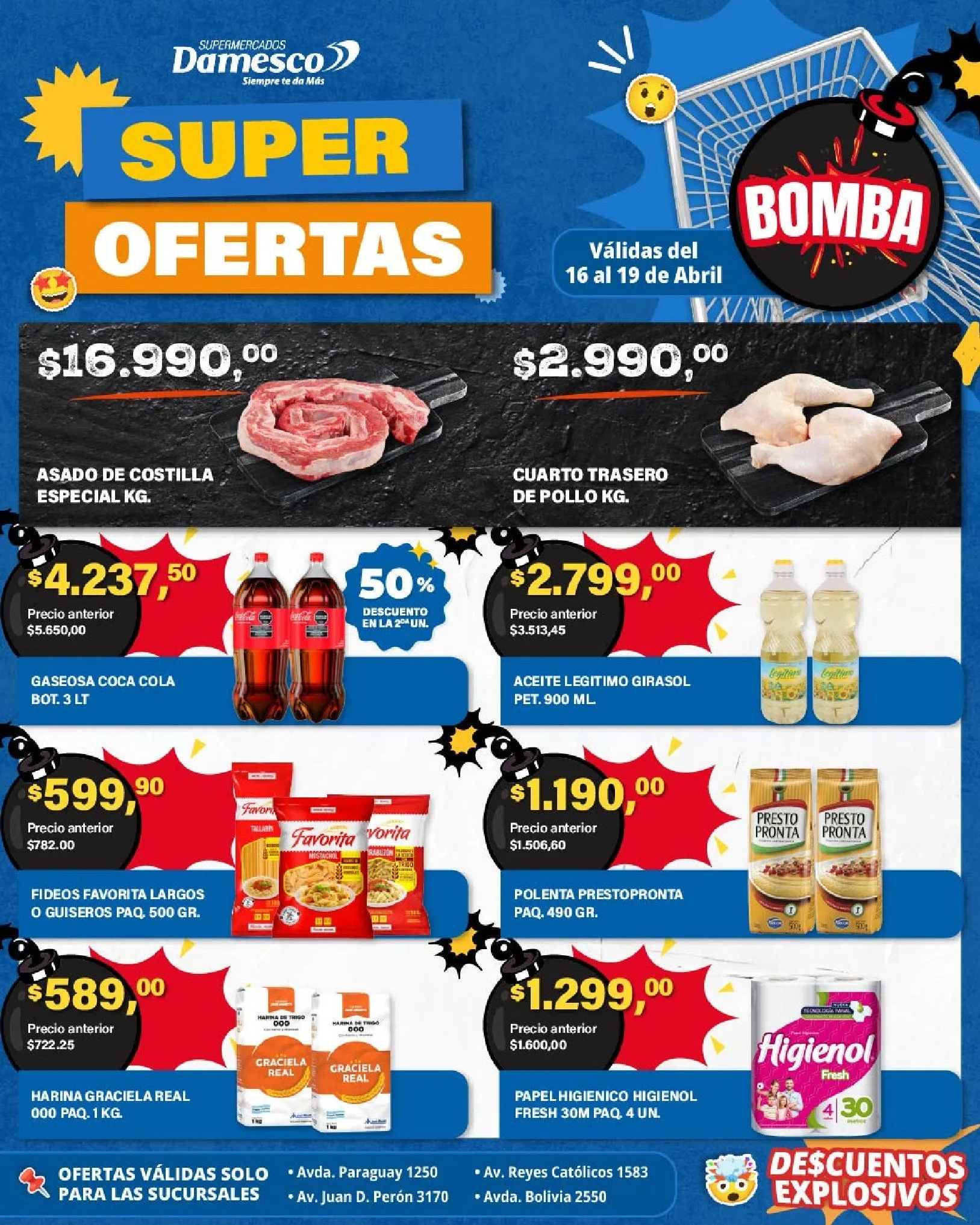 Ofertas de Ofertas Damesco 16 de abril al 19 de abril 2026 - Página 1 del catálogo