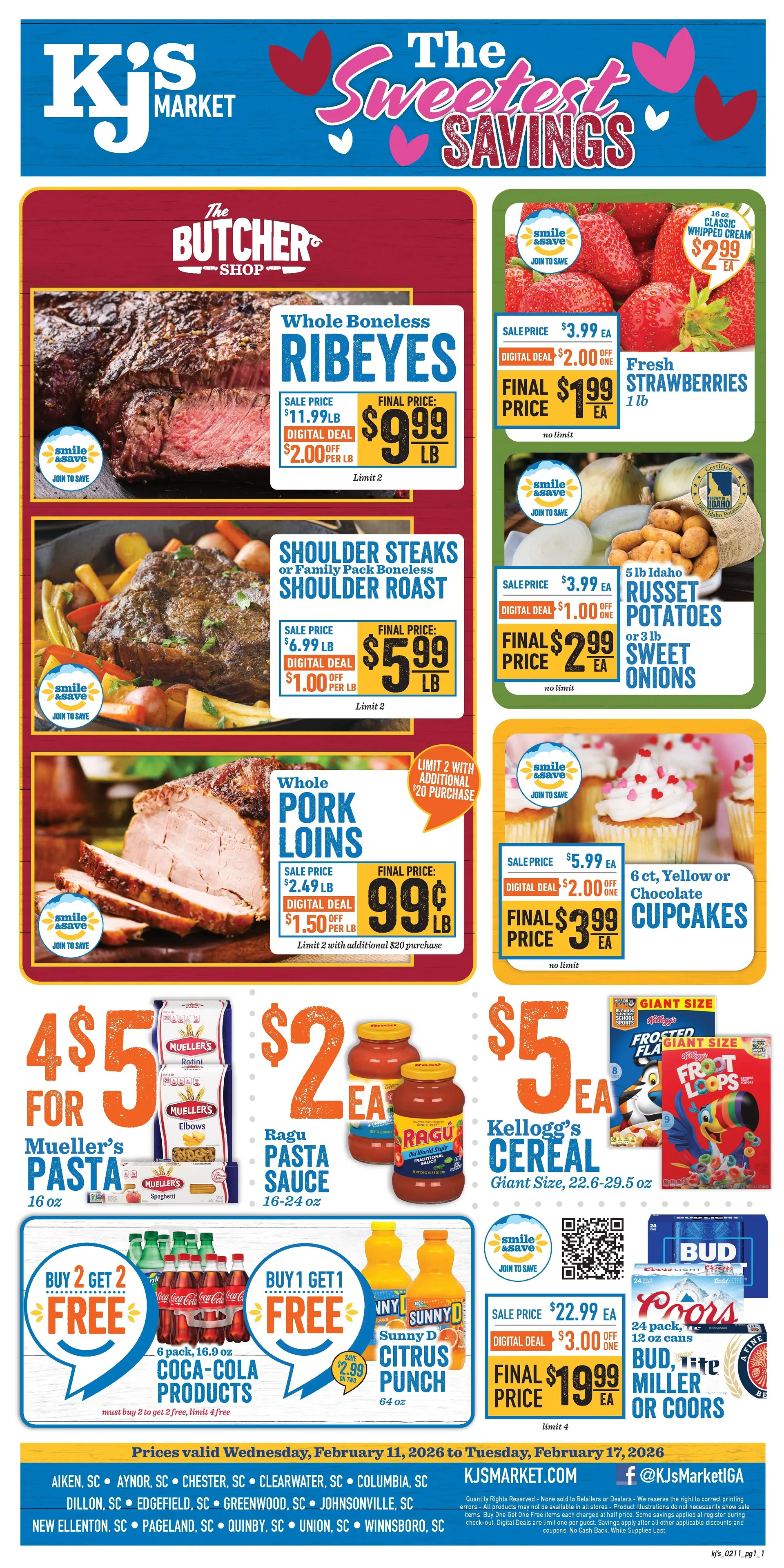 Weekly ad KJ´s Market Sales from February 11 to February 17 2026 - Page 