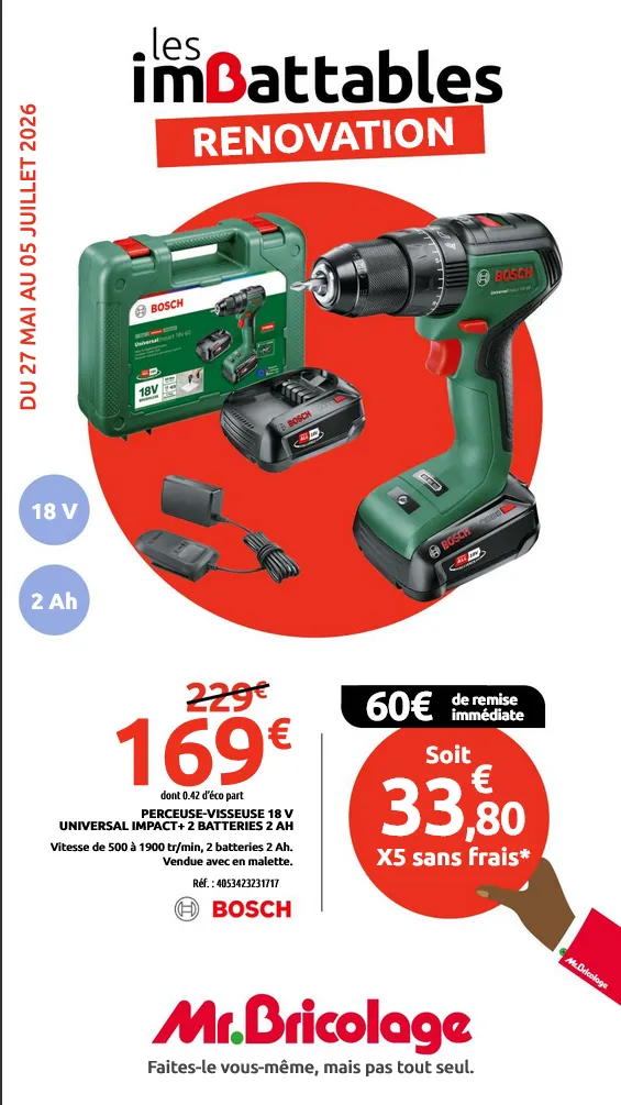 Catalogues Mr. Bricolage du 27 mai au 2 juin 2026 - Catalogue page 1