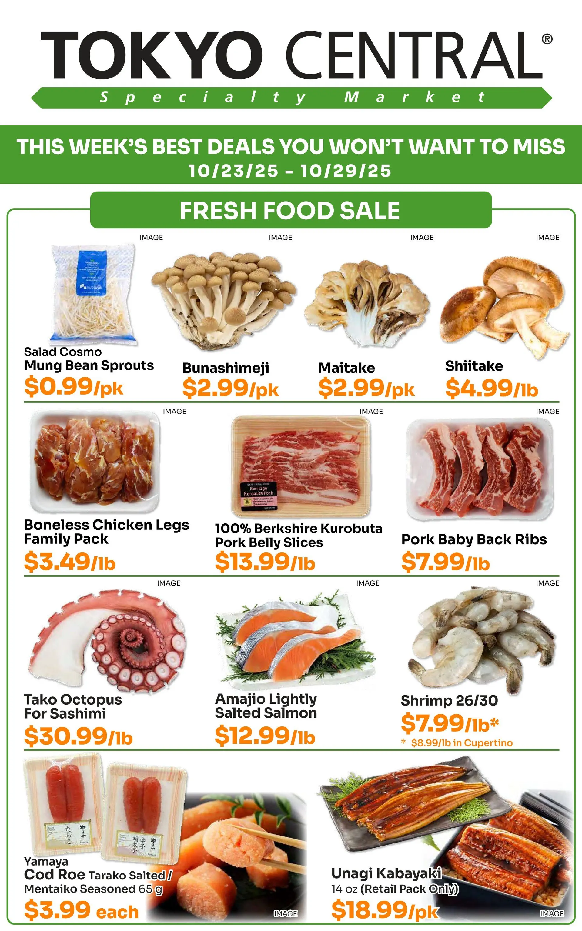 Weekly ad Tokyo Central Specialty Market Sales from October 23 to October 29 2025 - Page 